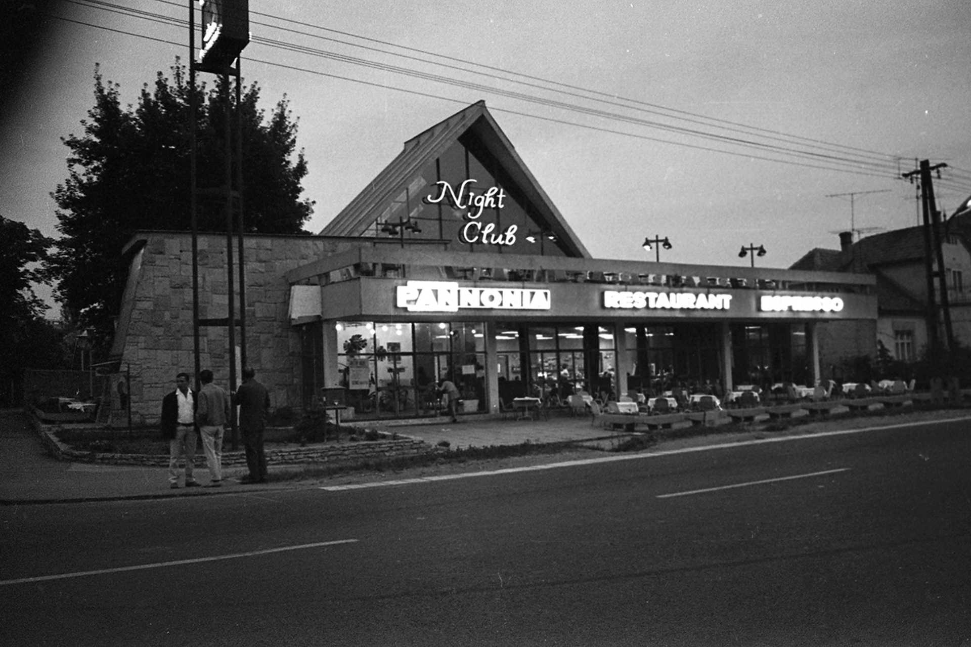 Balaton utca, Delta Étterem és Night Club, 1973.