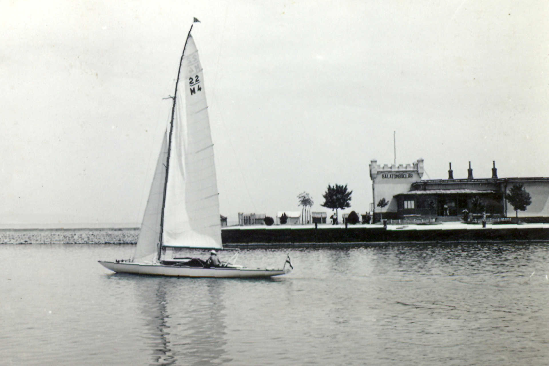 Balatonboglári kikötő, 1939.