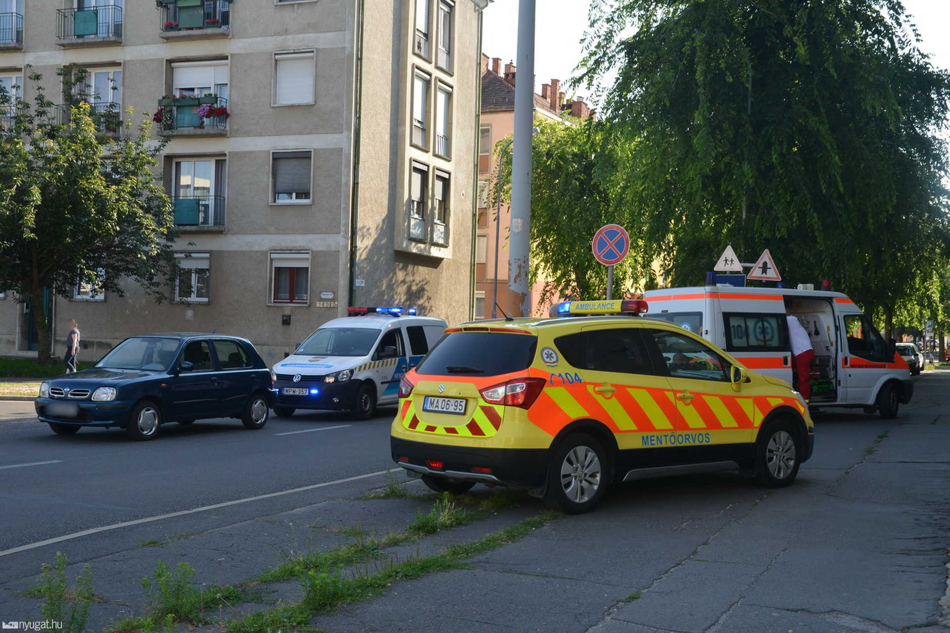 Elektromos kerékpár balesete