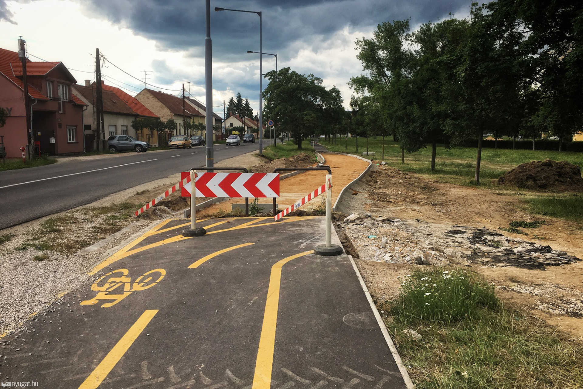 Átalakítják a Körmendi úti bicikliutak csatlakozását