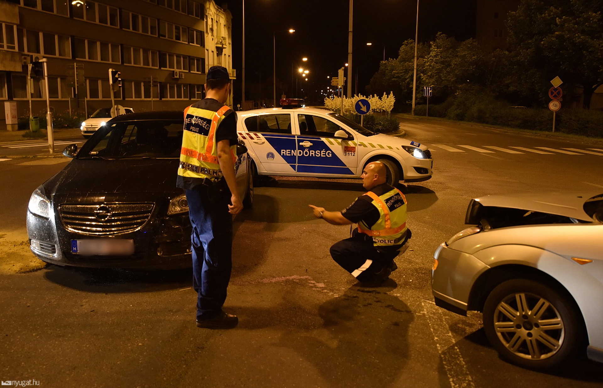 Két baleset figyelmetlenségből Szombathely belvárosában