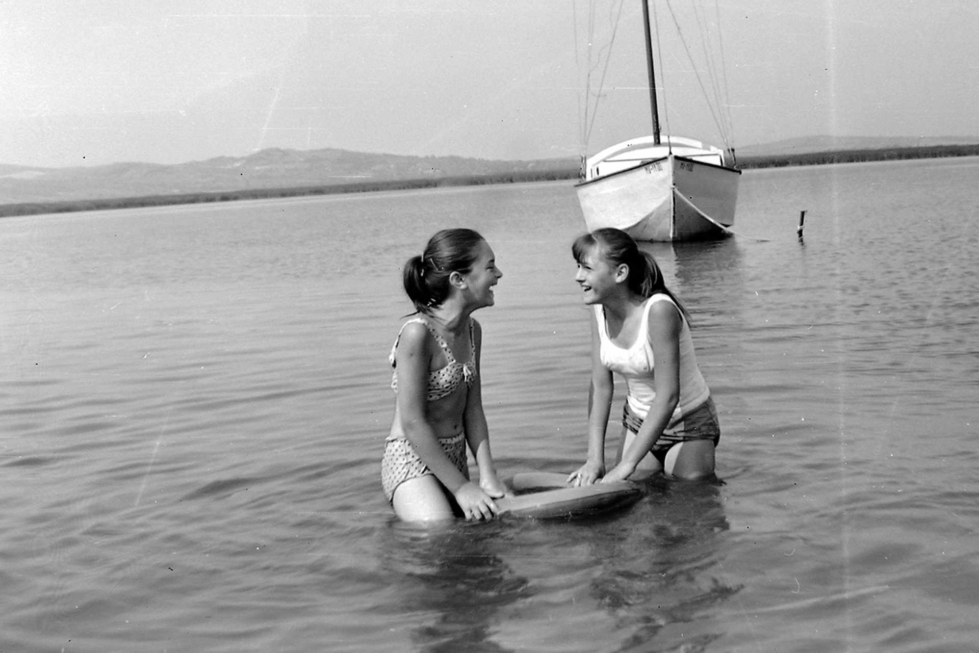 Velencei-tó, déli part, 1967.
