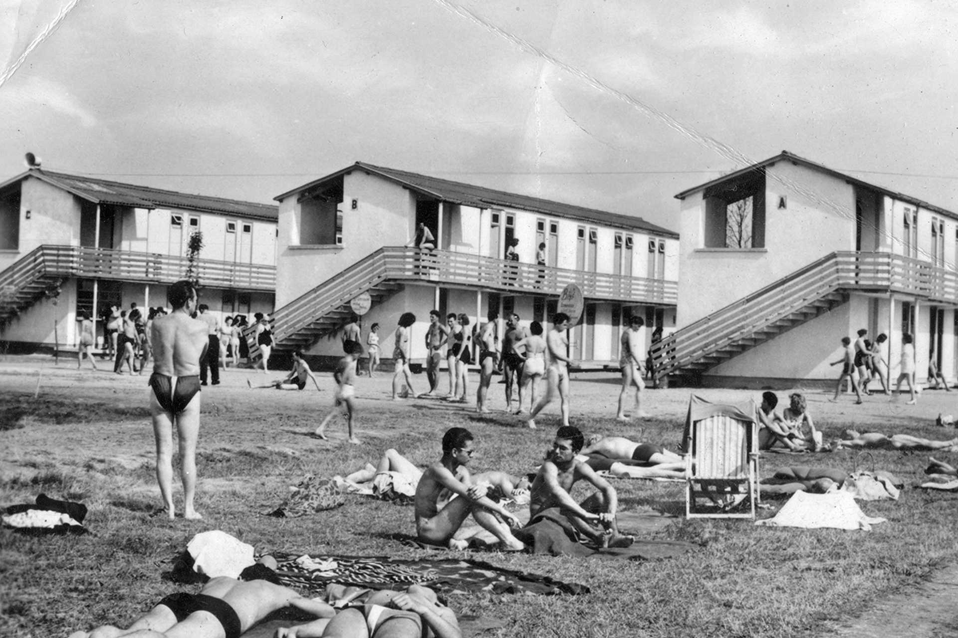Agárdi strand, 1957.
