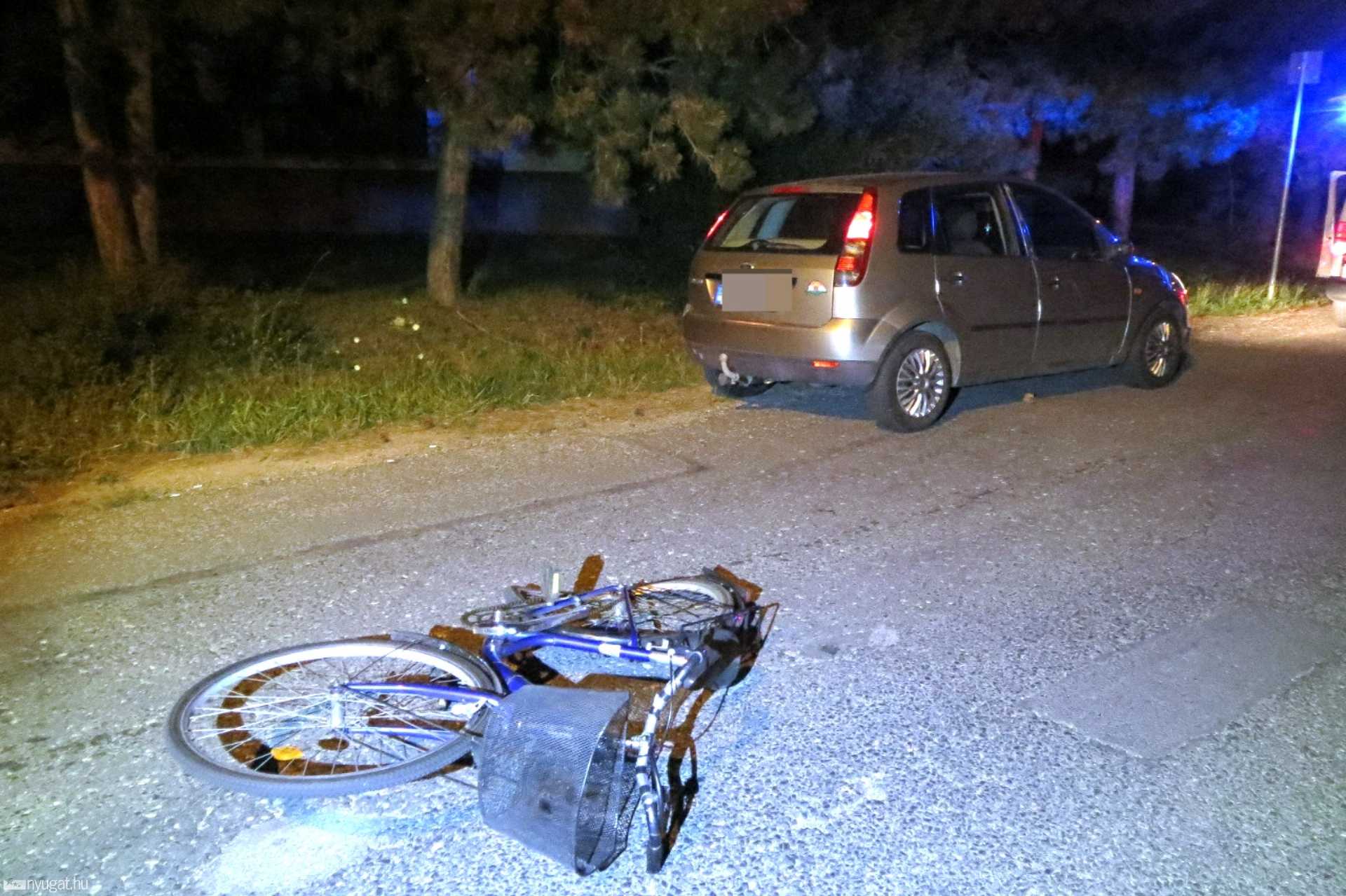 Elgázoltak egy biciklist Szombathelyen