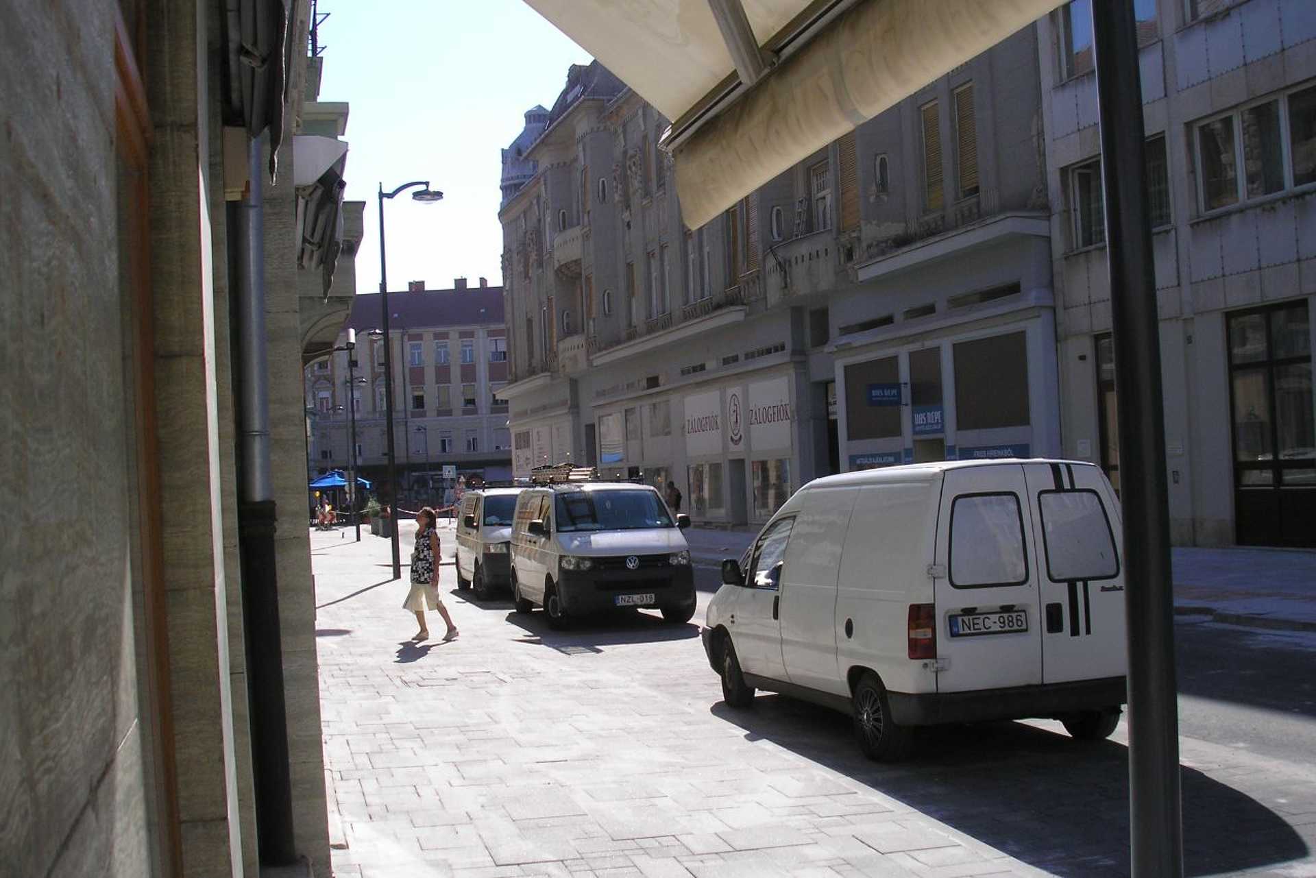 Széchenyi utca, felújítás miatt zárva