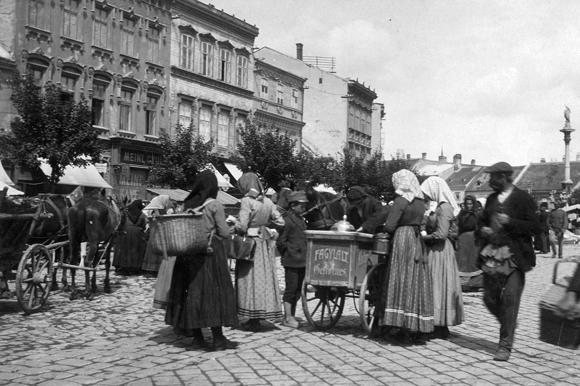 Sopron, Várkerület, piac