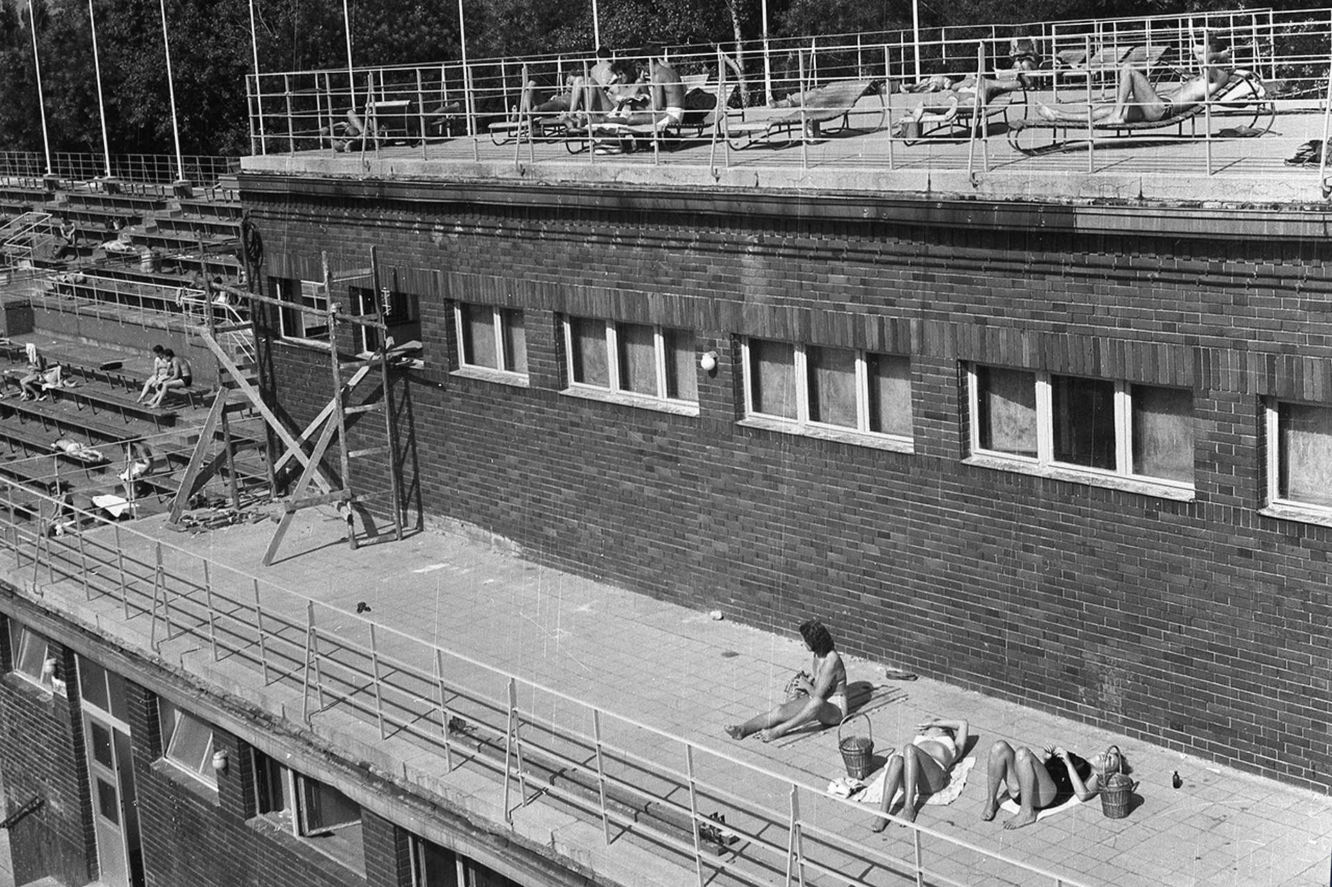 Hajós Alfréd Nemzeti Sportuszoda, 1958.