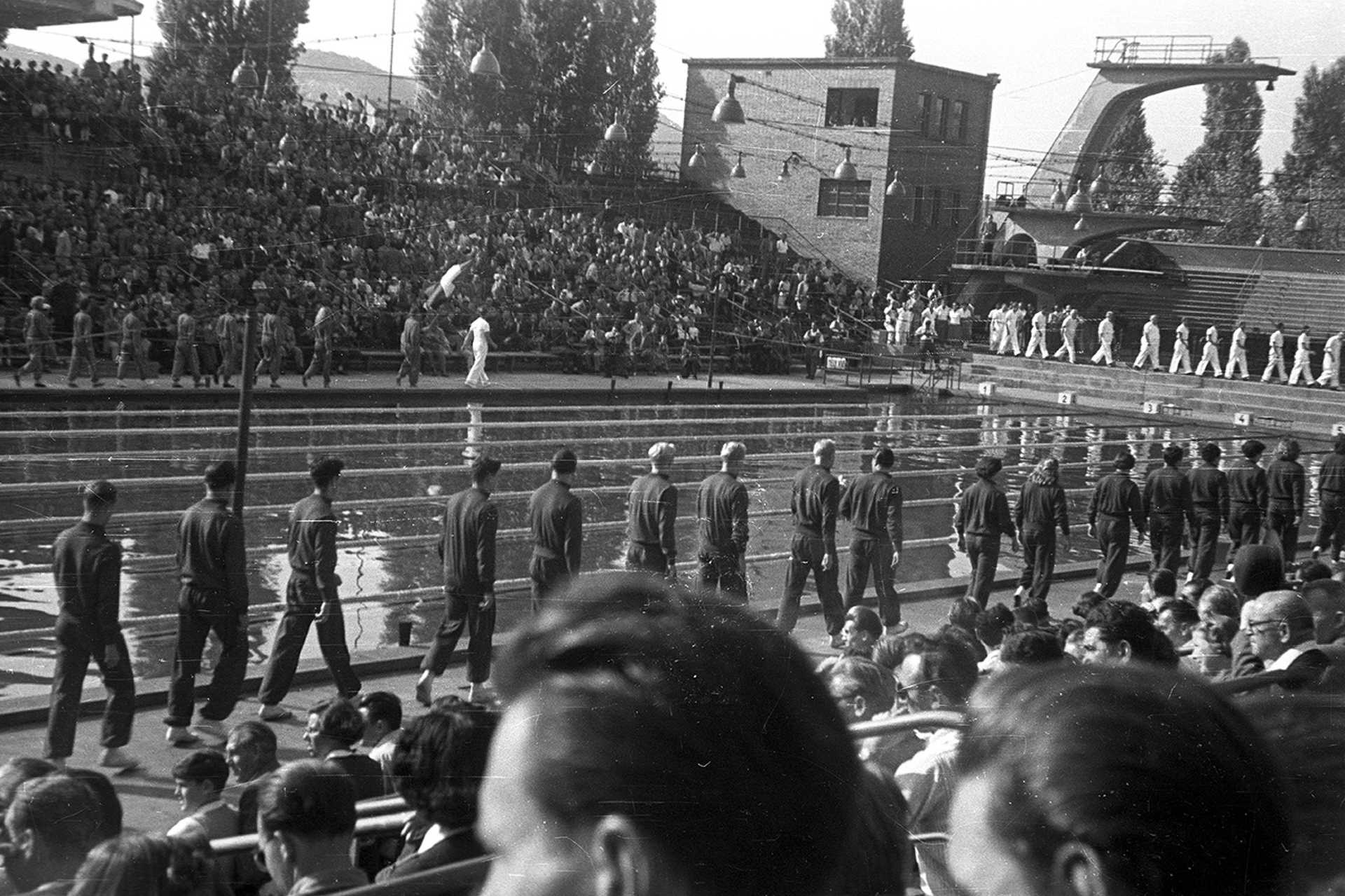 Hajós Alfréd Nemzeti Sportuszoda, 1953.