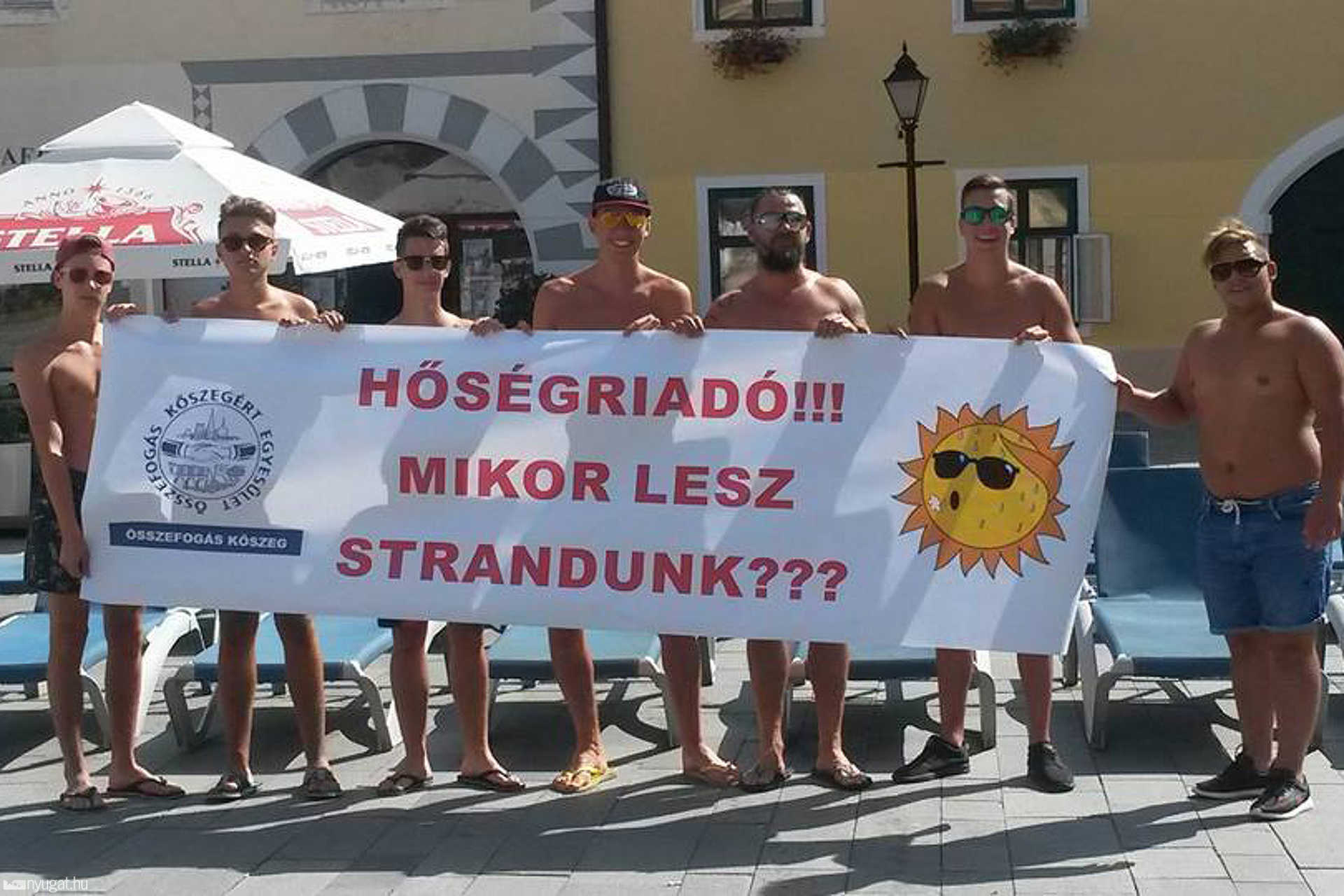 Flashmob a kőszegi strandért 
