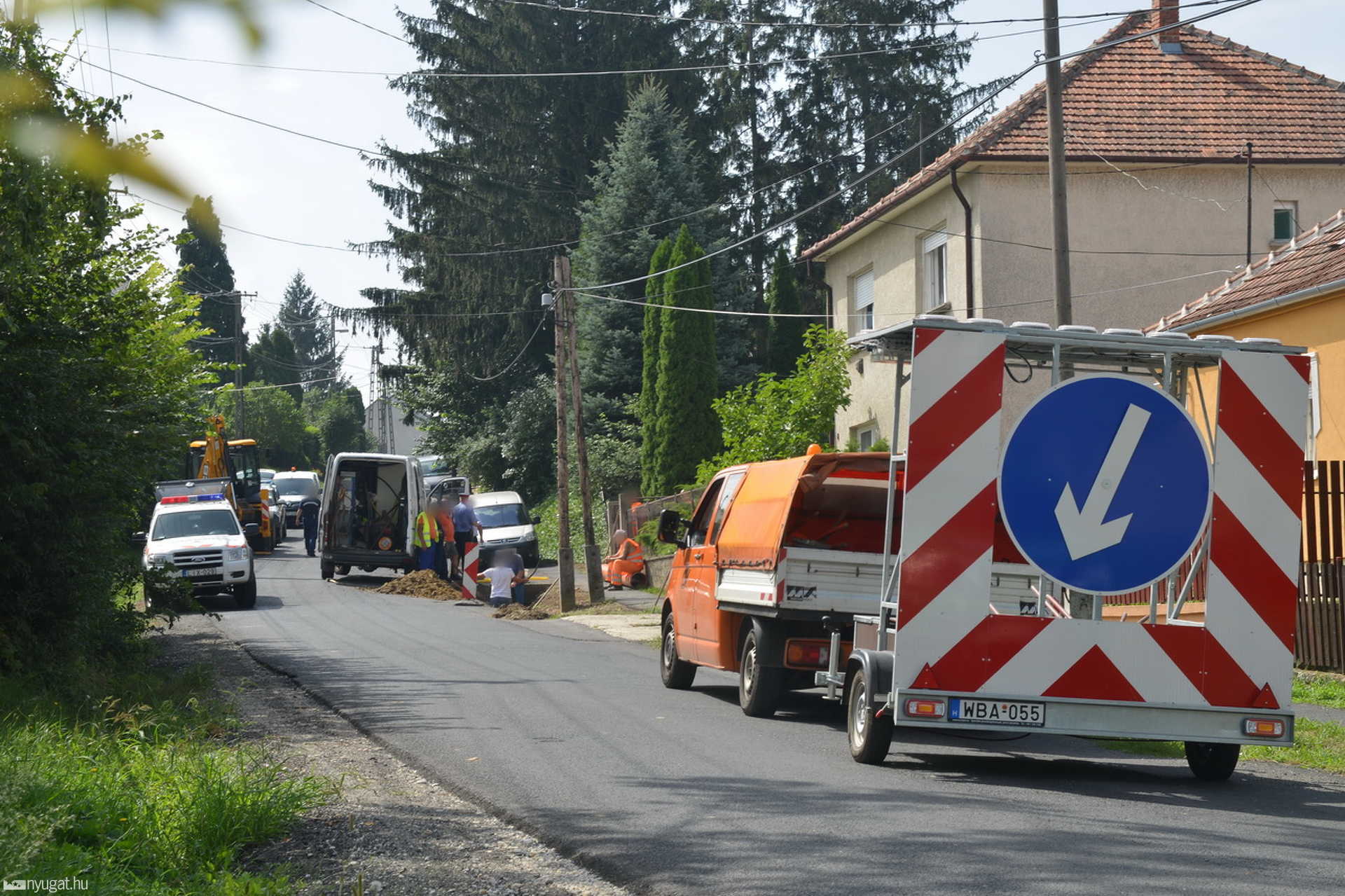 Gázömlés Toronyban - munkagép rongálta meg a vezetéket