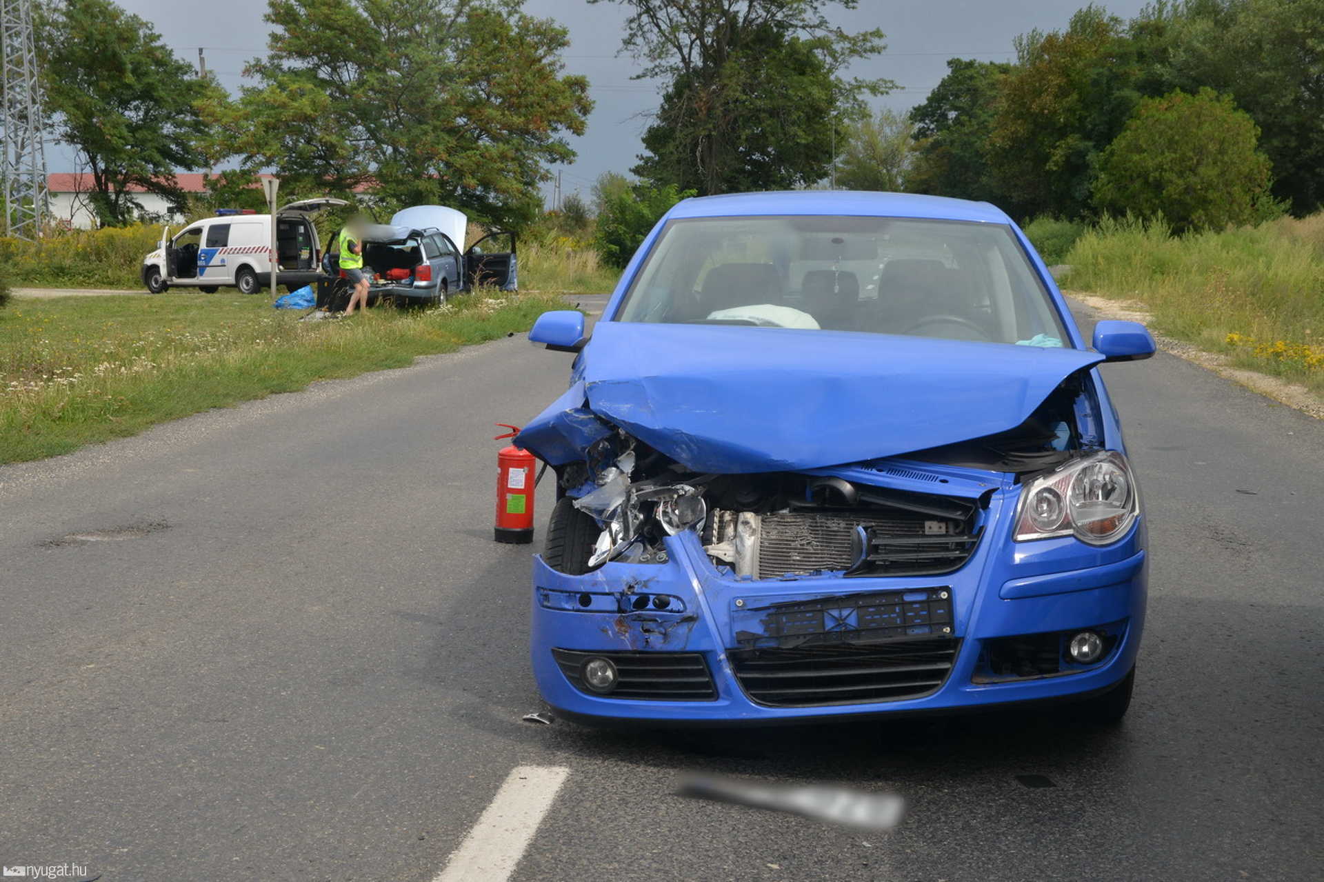 Ráfutásos baleset a Dechatlonnál