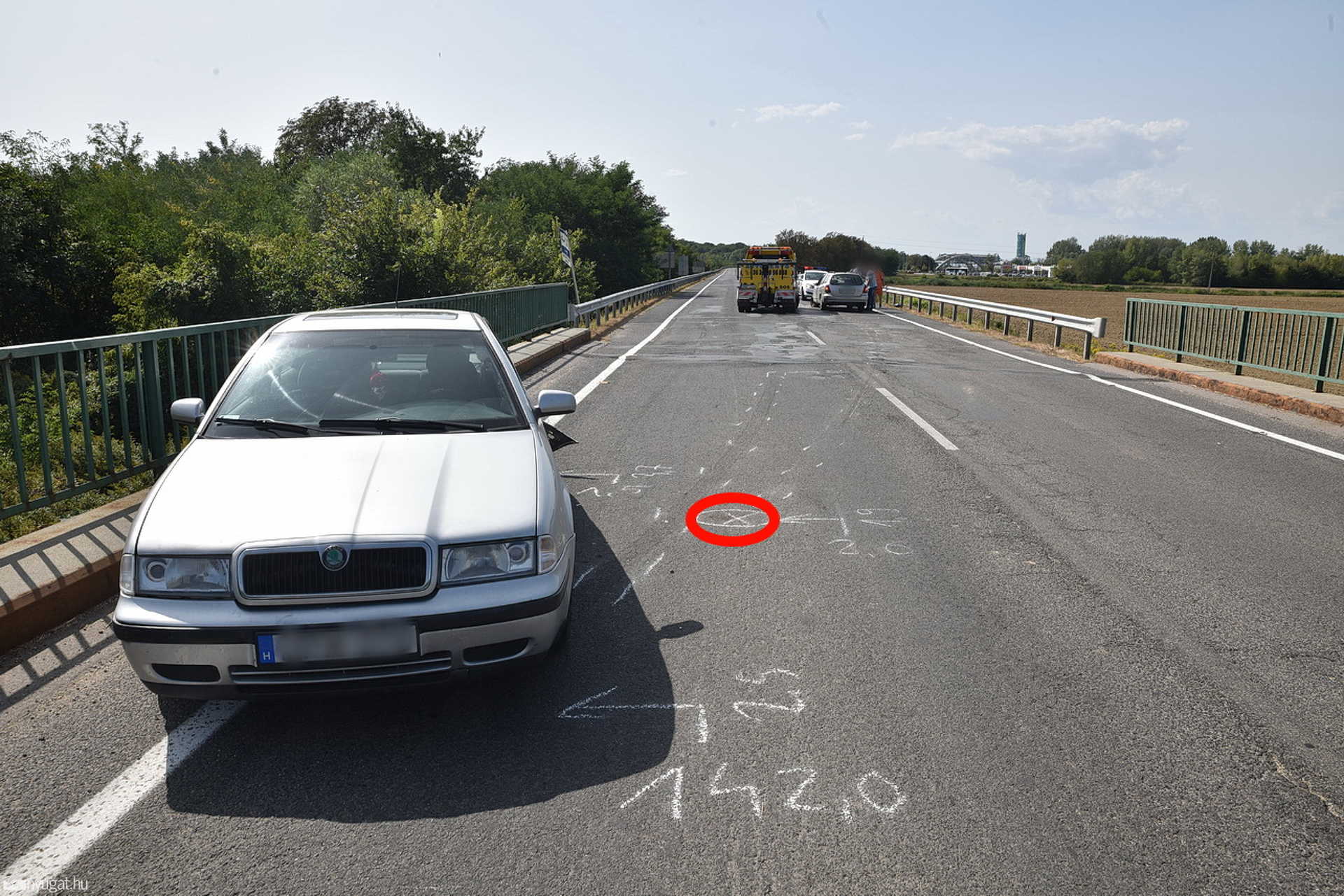 Zavartan viselkedett a baleset után a sofőr