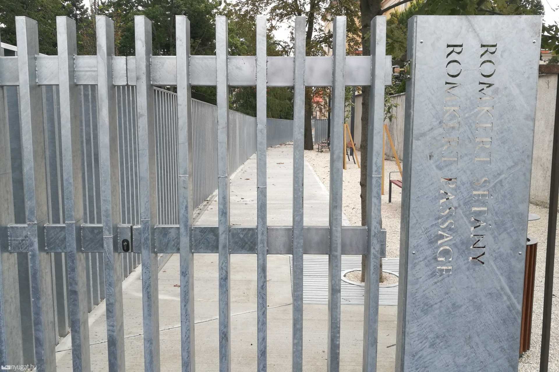 Lezárták a Romkert Sétányt