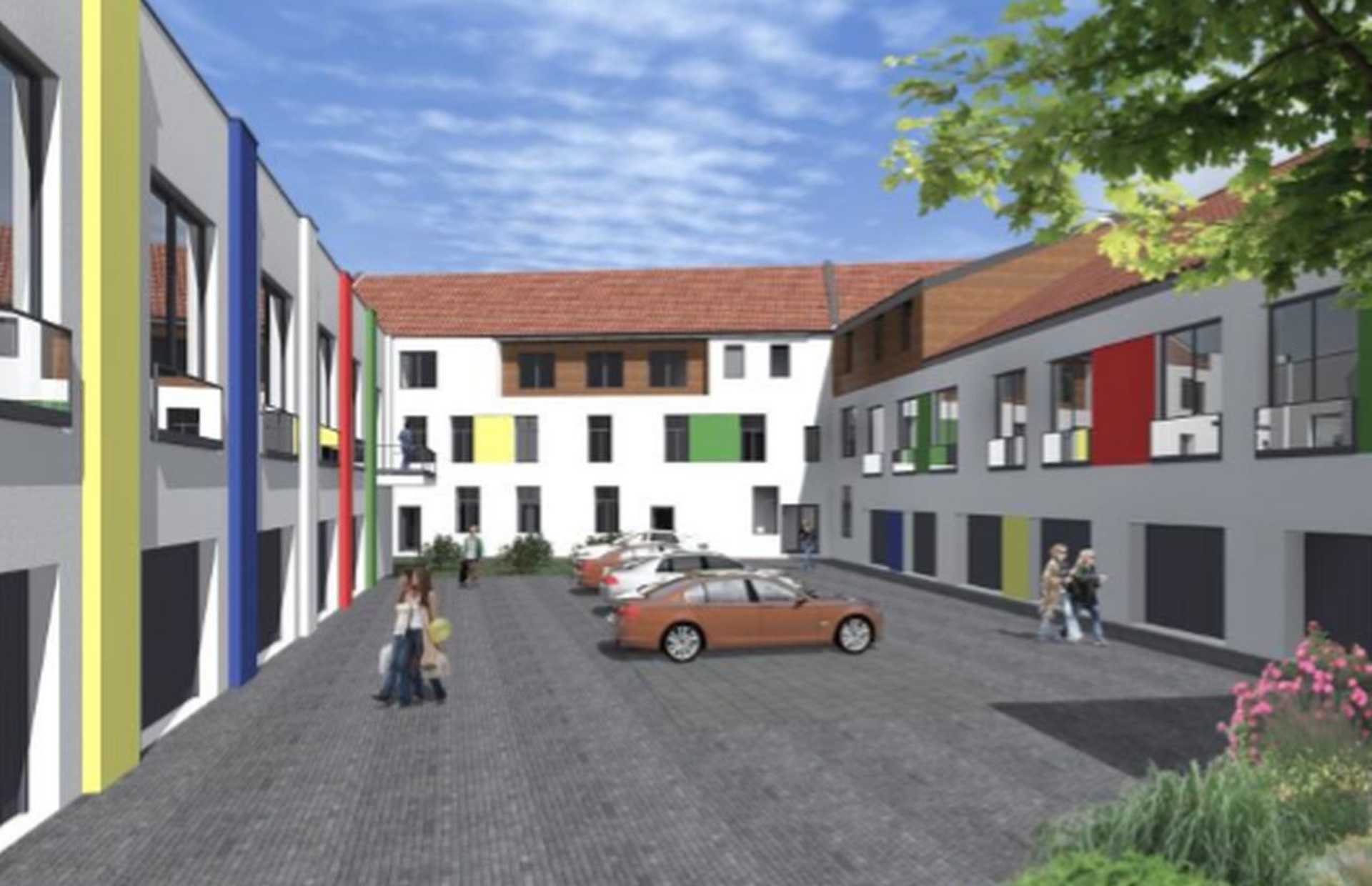 A volt cipőgyár felújításának látványterve