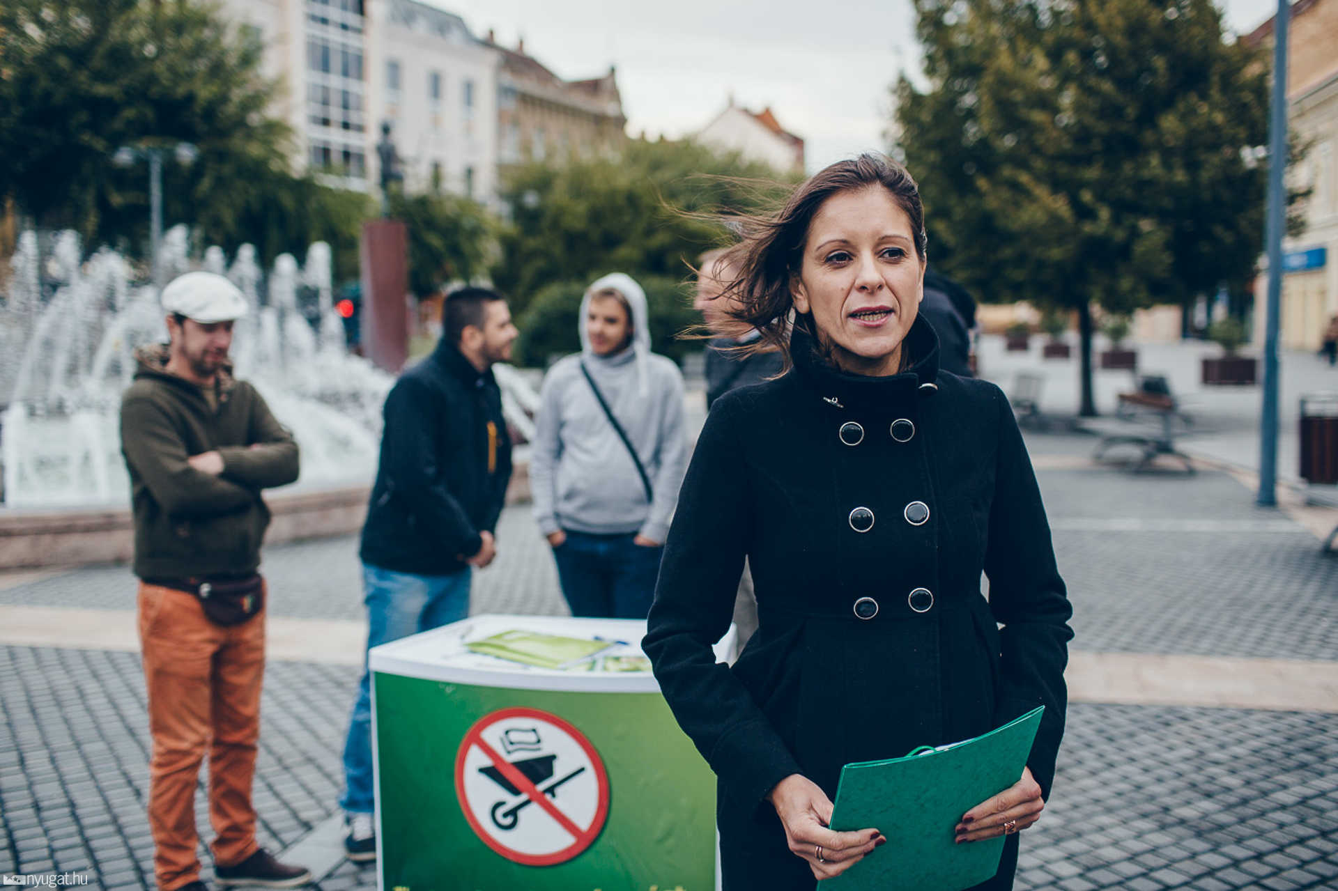 Szél Bernadett sajtótájékoztatója Szombathelyen