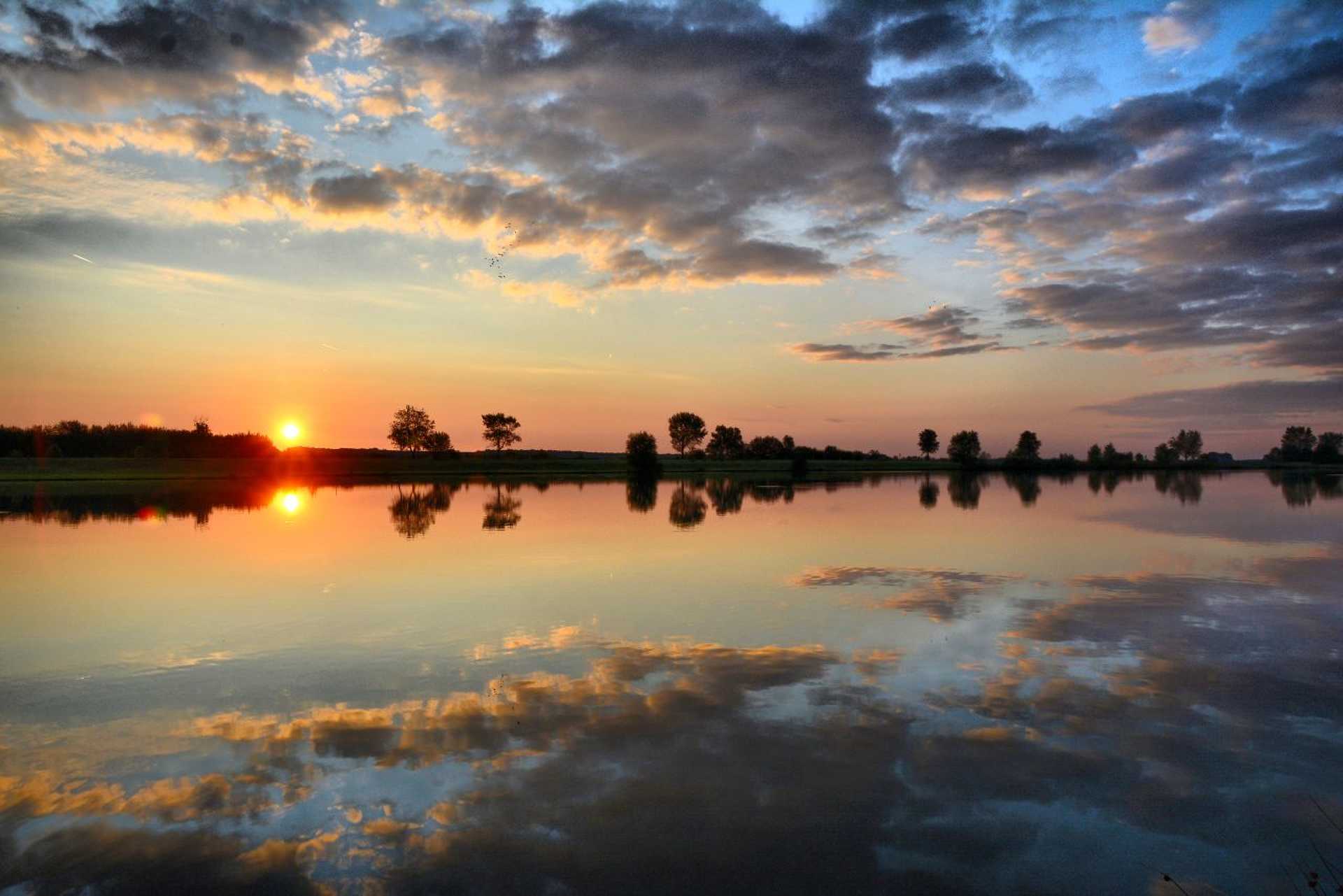 Napkelte az Abért-tónál