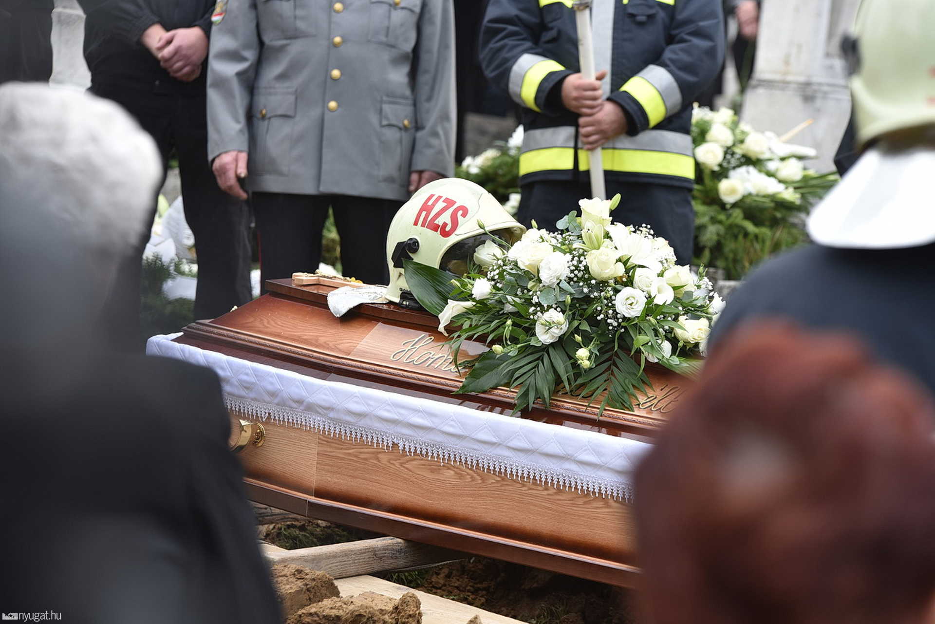 Tűzoltótemetés Horvátzsidányban