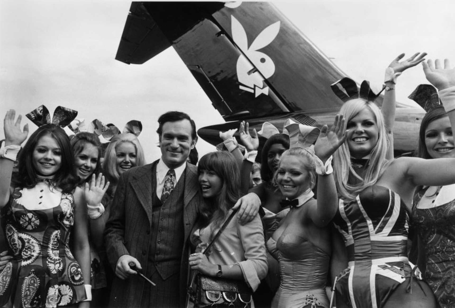 Hugh Hefner, maga a Playboy