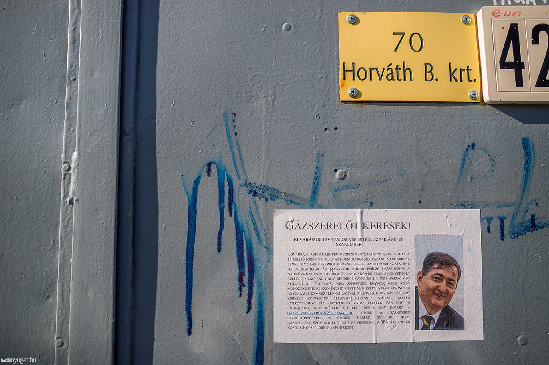 Gázszerelőt keresnek