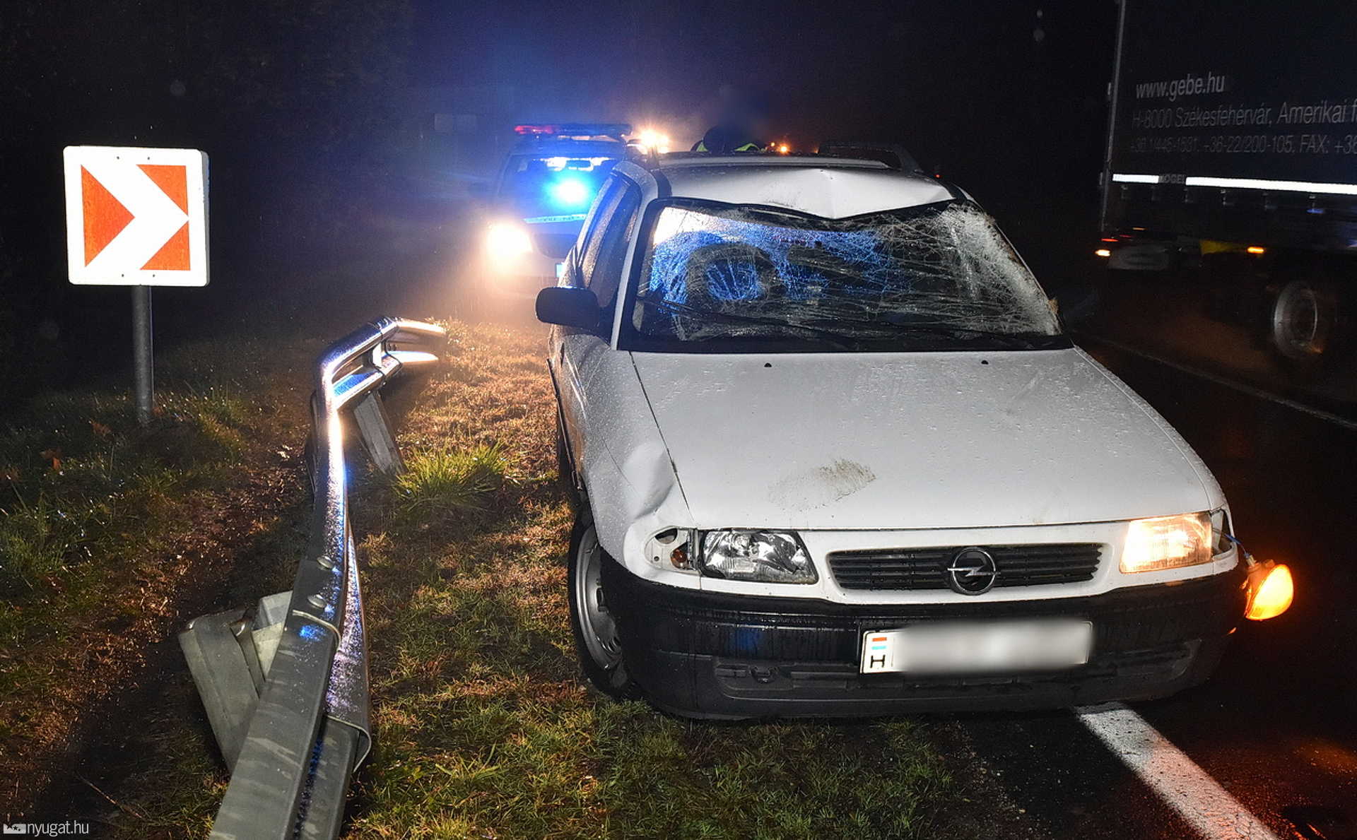 Szarvast gázolt egy Opel Szentgotthárdnál 