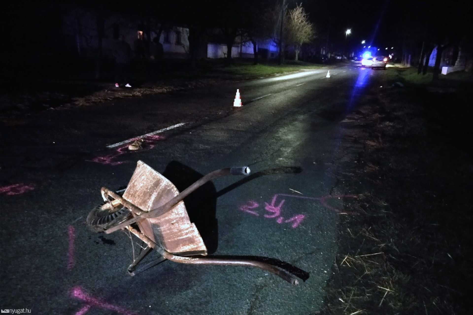 Talicskát toló nőt gázoltak el Bérbaltaváron
