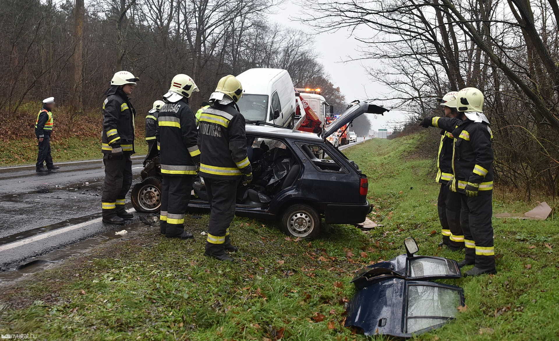 Meghalt a vétlen sofőr – frontális baleset Csákánydoroszlónál