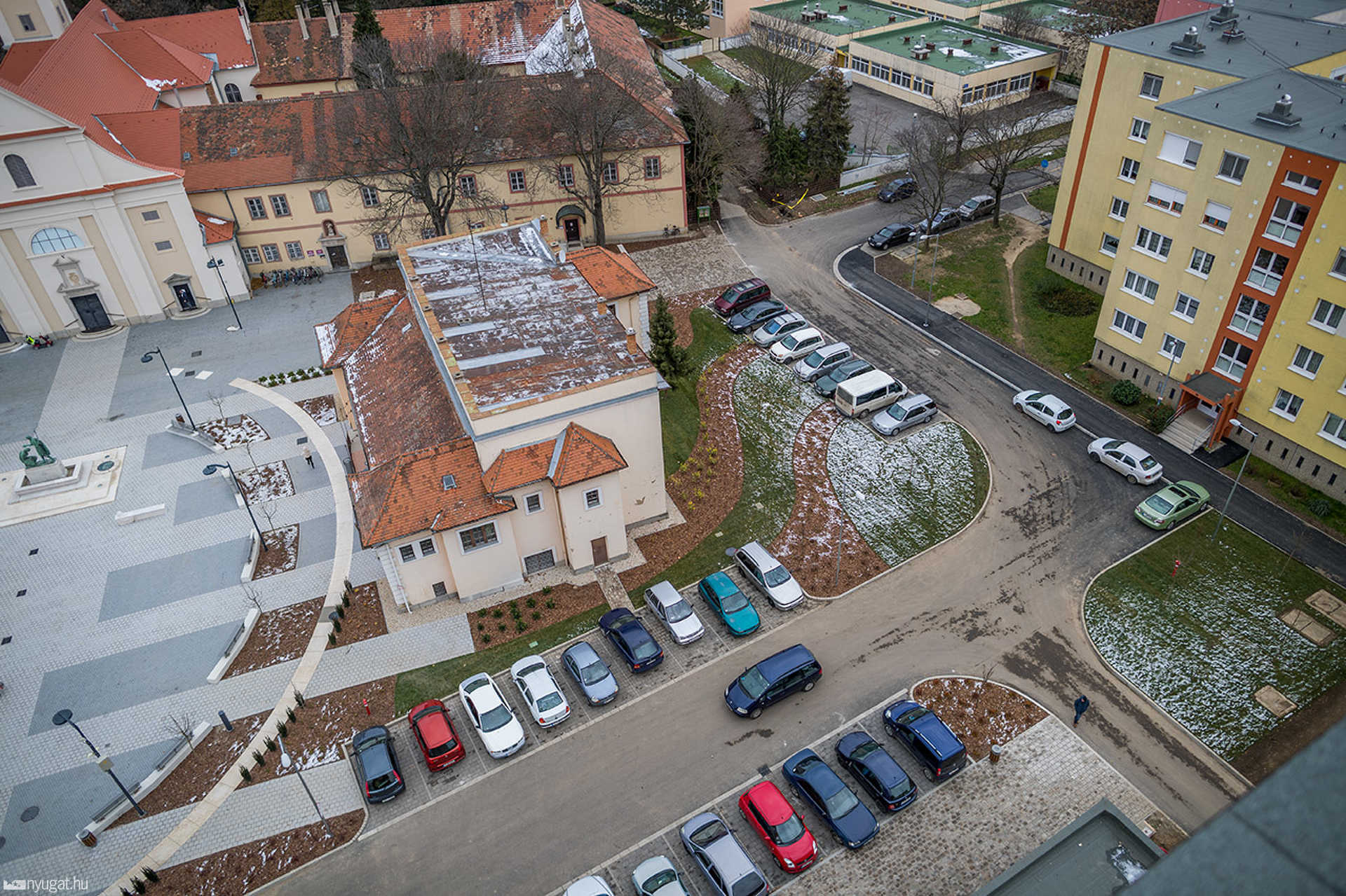 Szent Márton tér madártávlatból