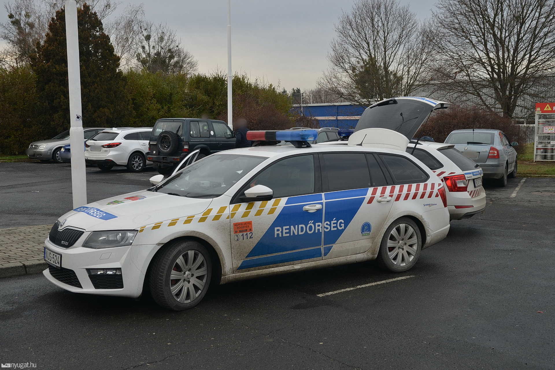 Ráfutásos baleset a 87-es főúton