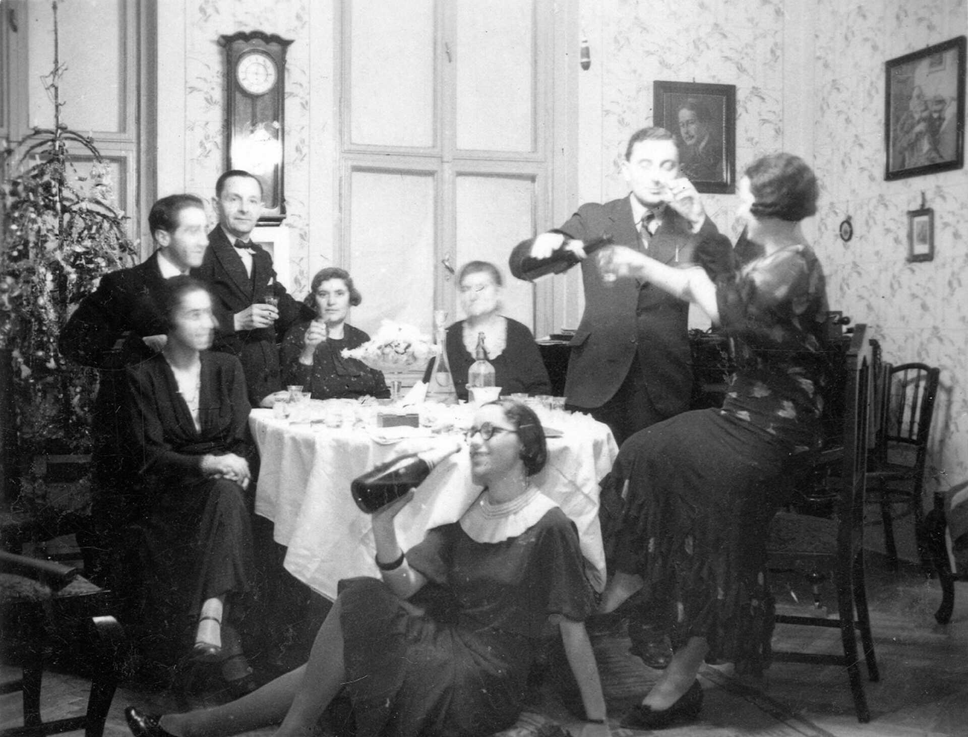 Fortepan - Szilveszter a múlt században 1938