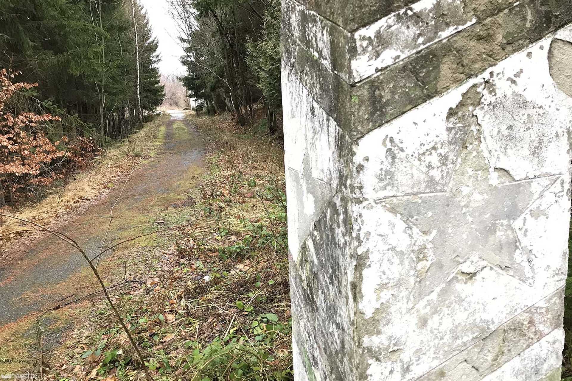 Elhagyatott határőr laktanya a Hörmann-forrásnál