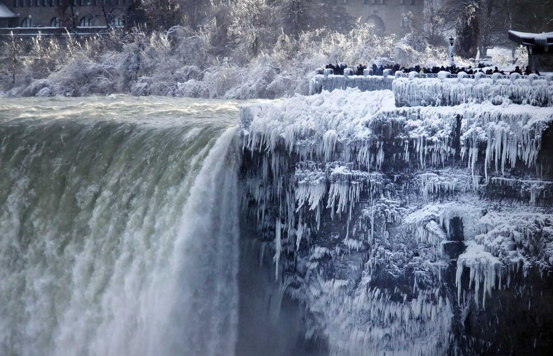 Befagyott a Niagara