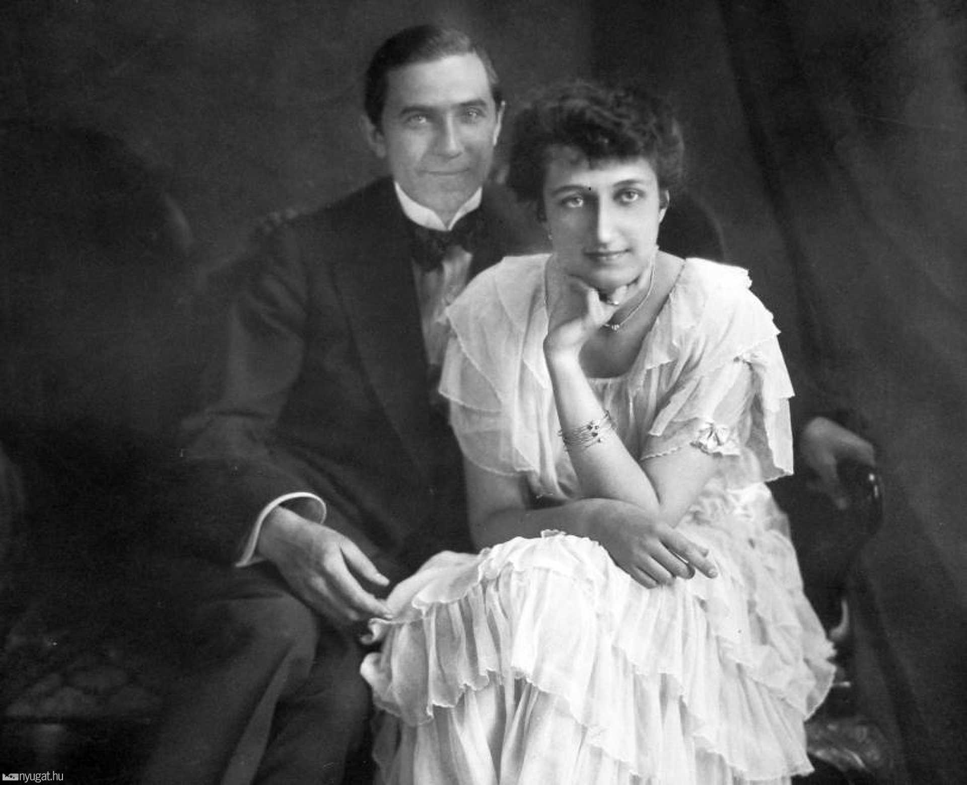 Lugosi Béla feleségével