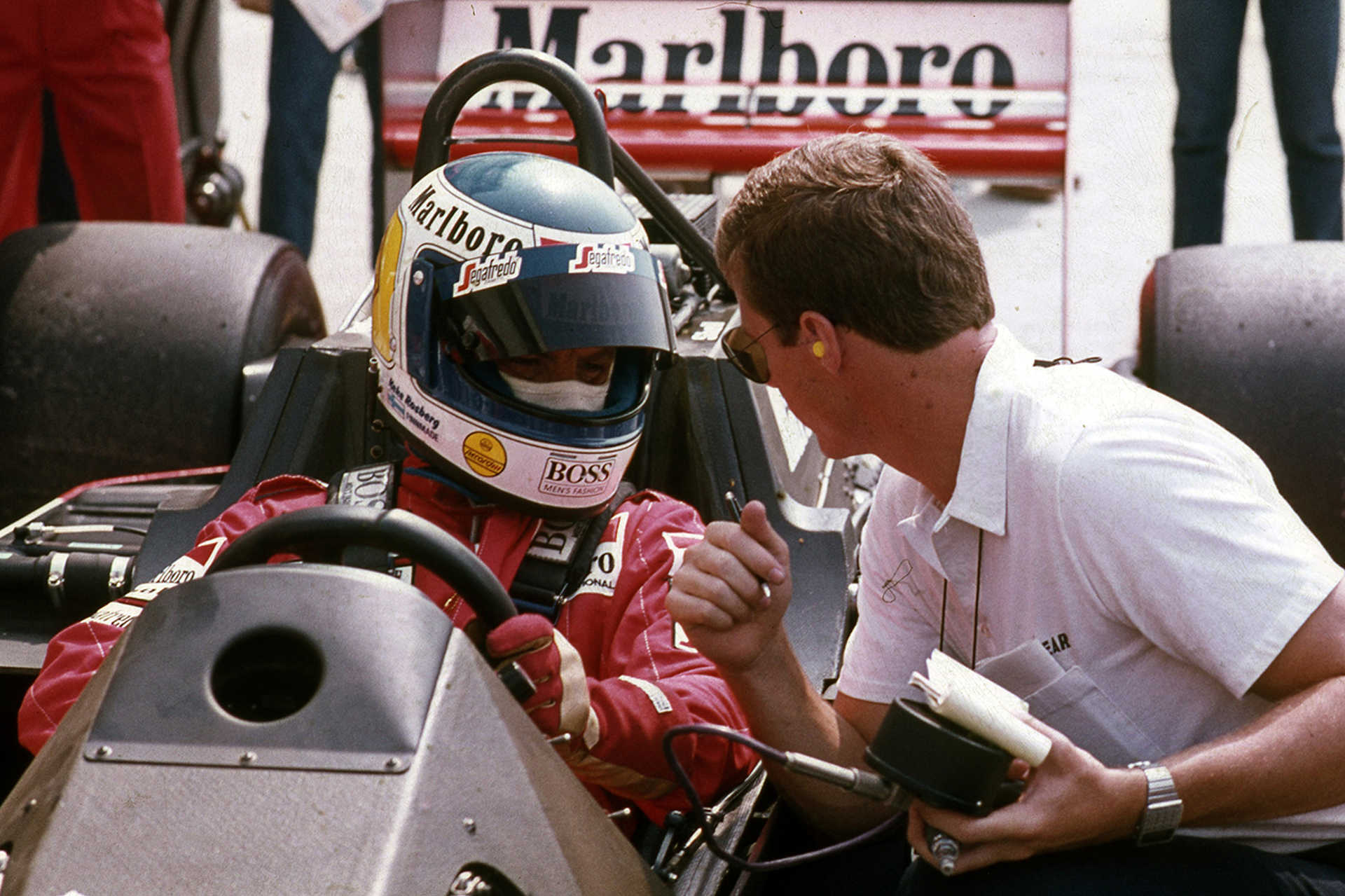 Keke Rosberg, a McLaren-TAG versenyzője