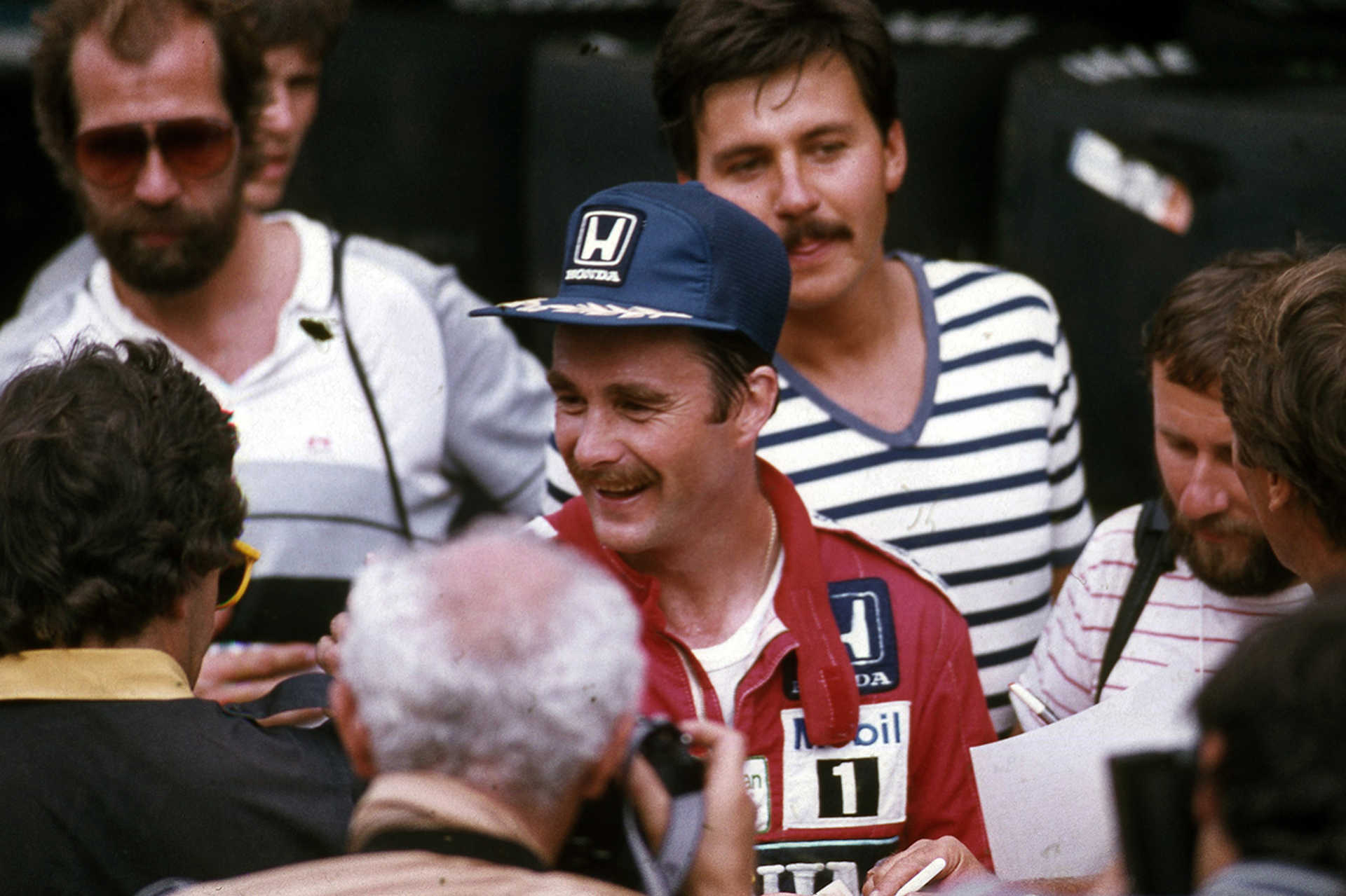 Nigel Mansell, a Williams-Honda csapat versenyzője