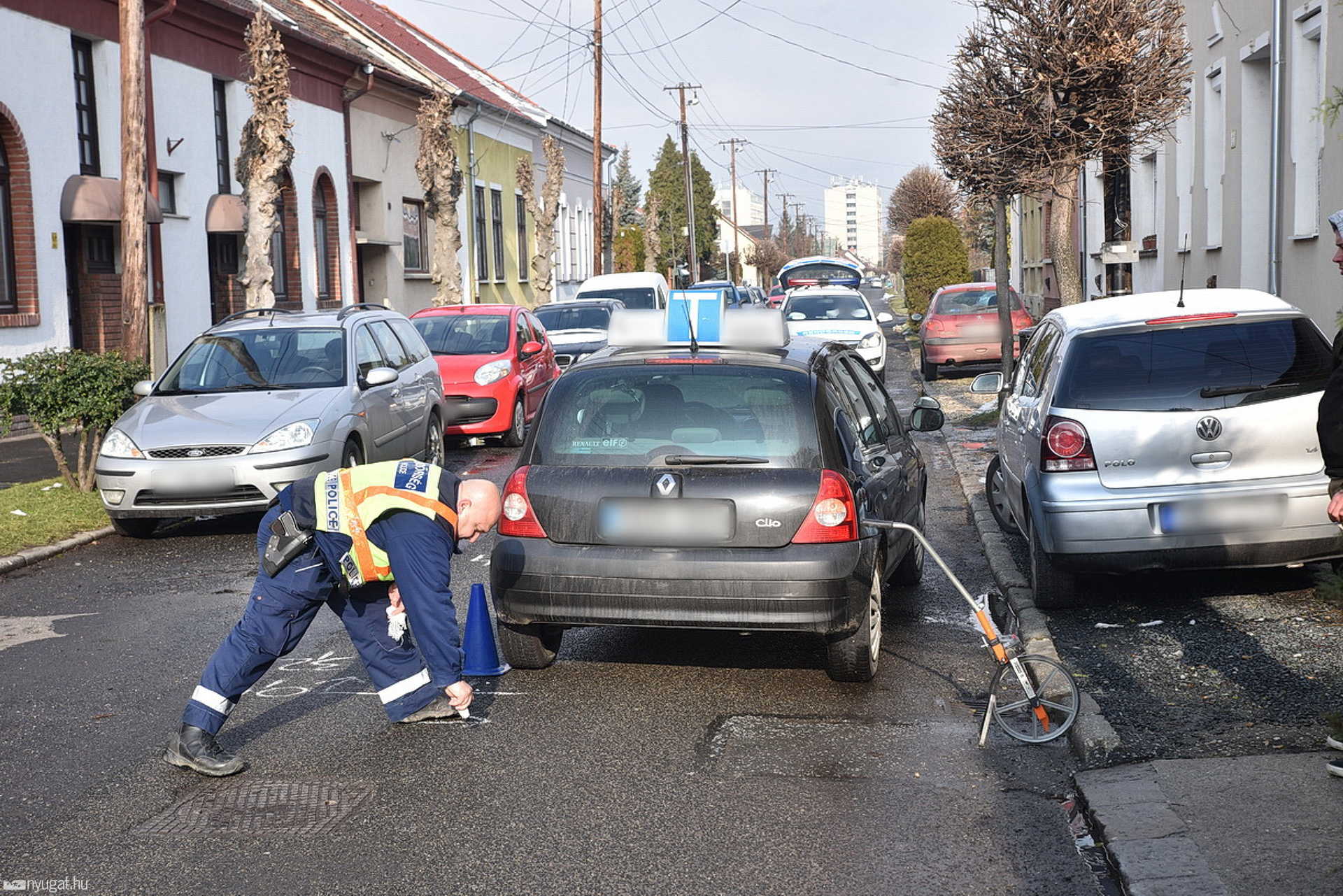 Tanulóautóval ütközött egy Citroen