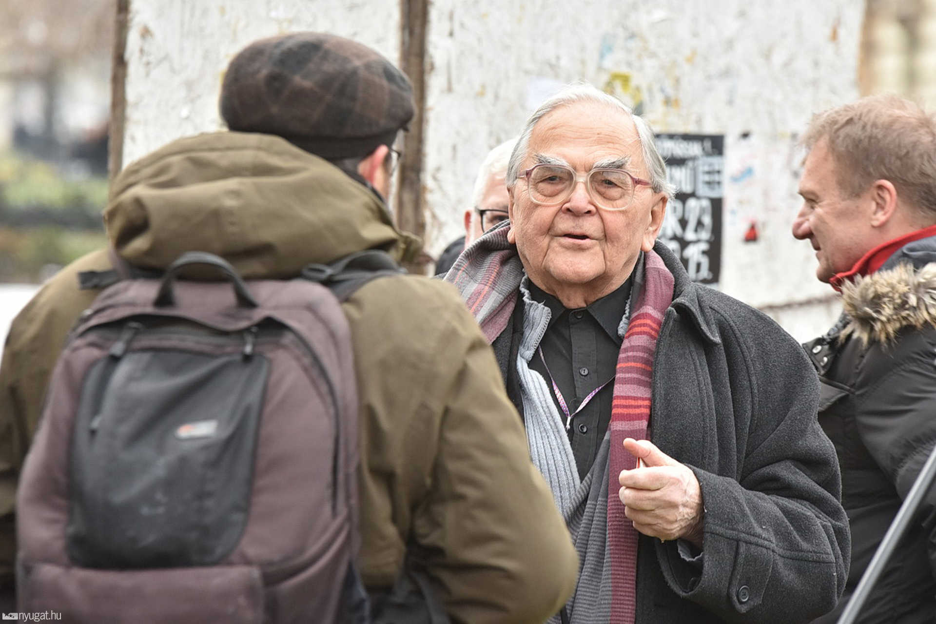 Tüntetés Czeglédy Csaba mellett
