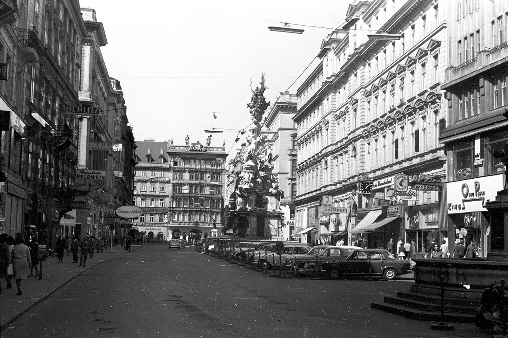 Graben, szemben a Pestisoszlop