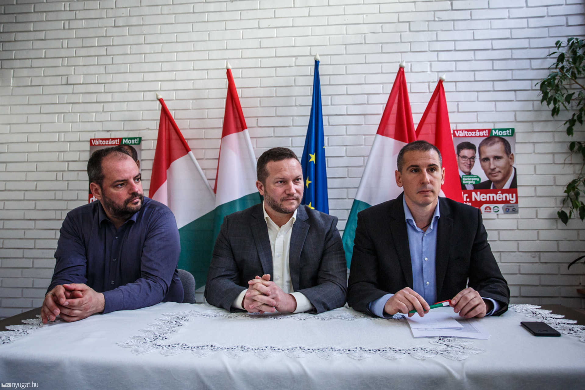 MSZP sajtótájékoztató Ujhelyi Istvánnal