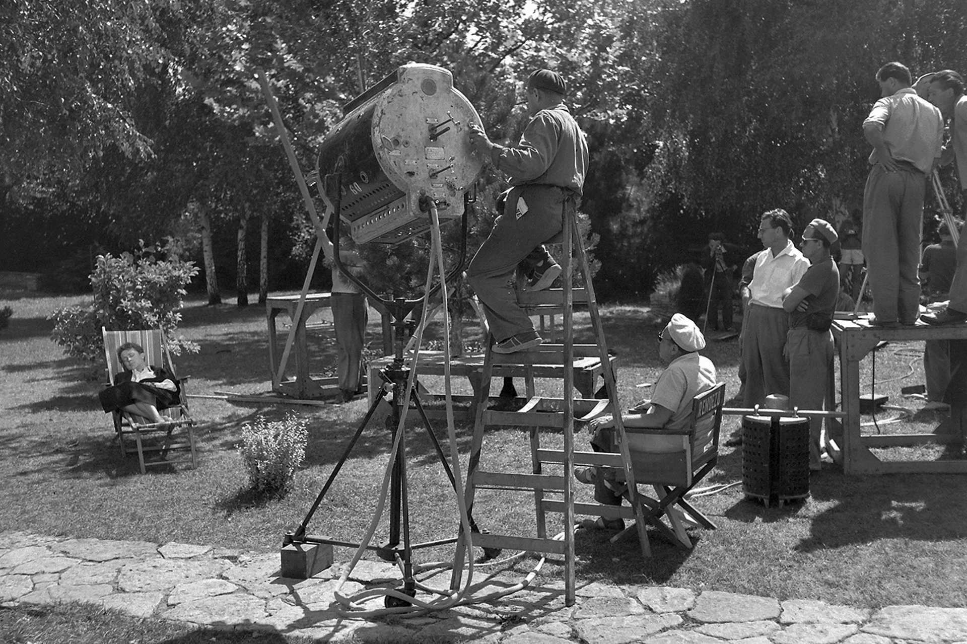 A Játék a szerelemmel című film forgatása