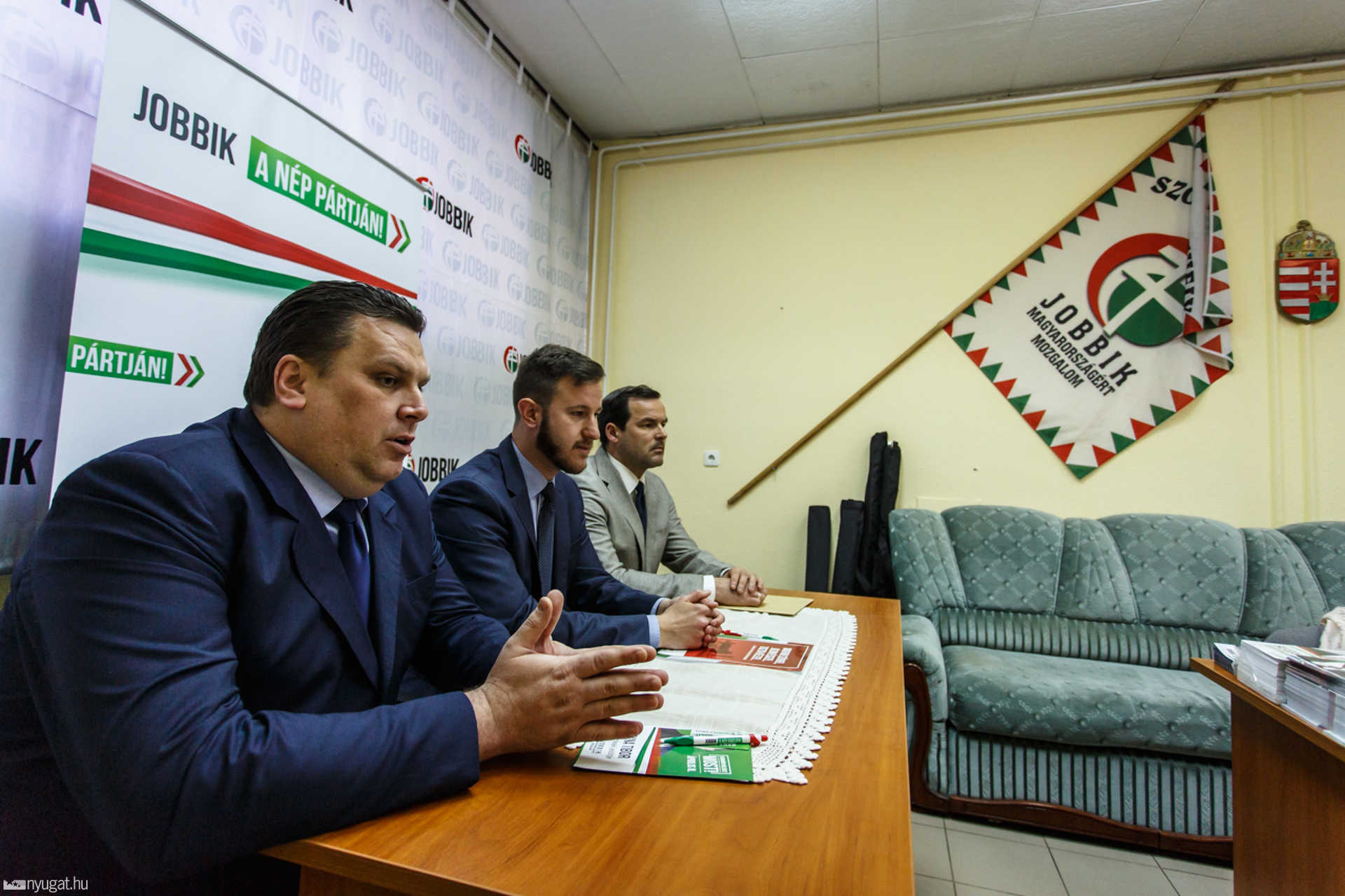 Kampányzáró sajtótájékoztató a Jobbiknál