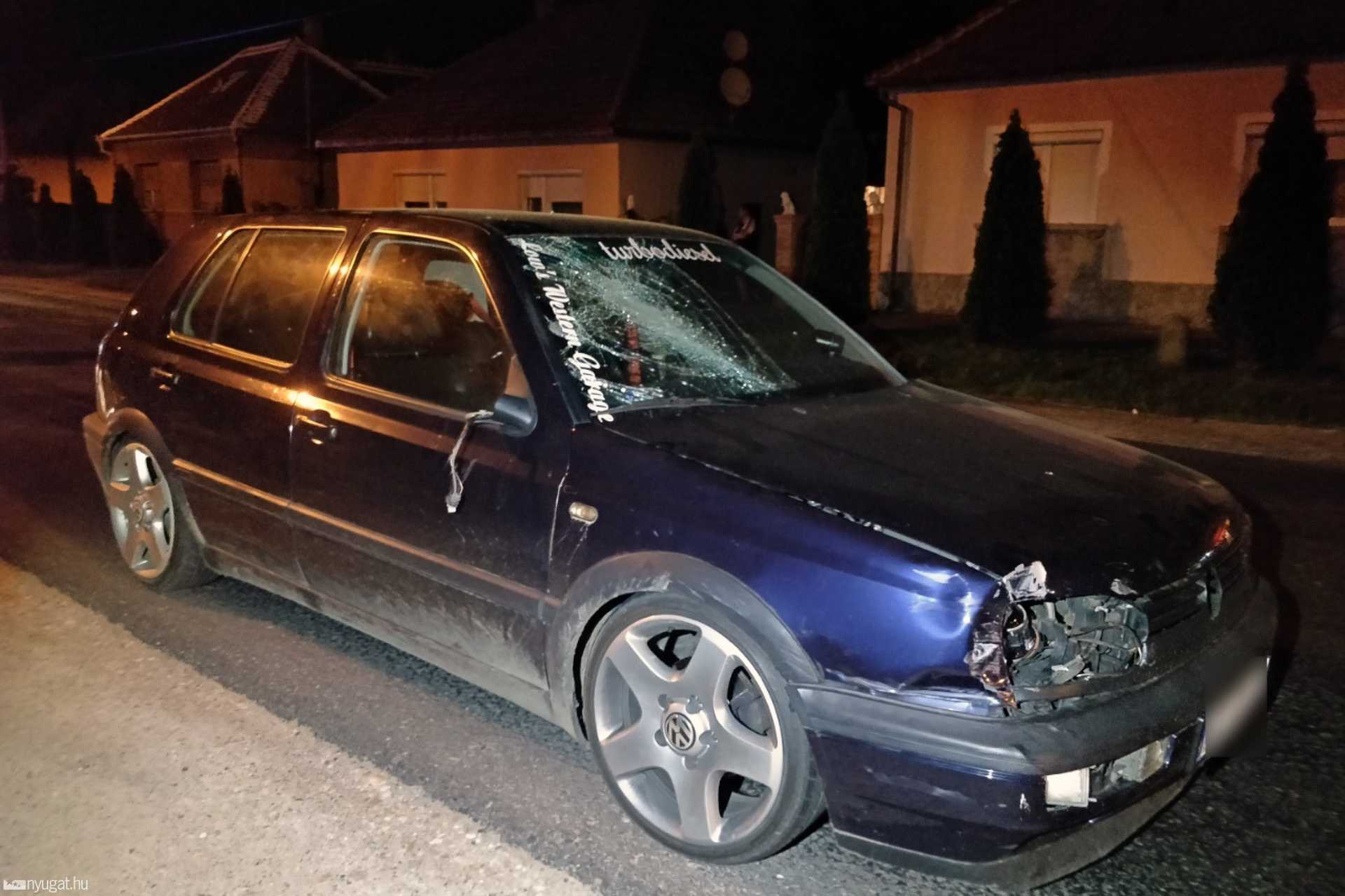 Ittas kerékpárost gázoltak el Rábapatyon