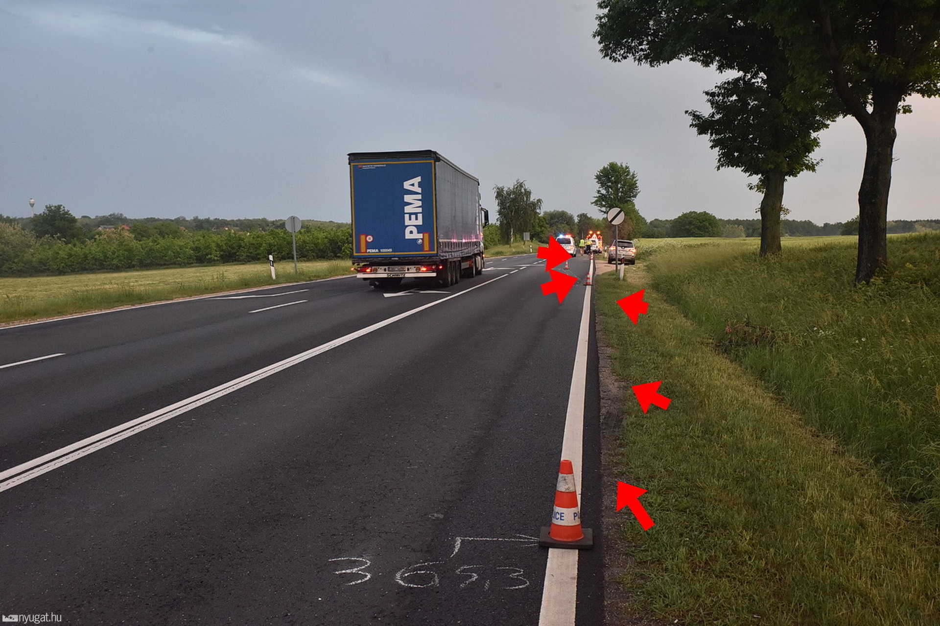 Kormányt rántott padkárafutás után az ittas sofőr Gérce közelében