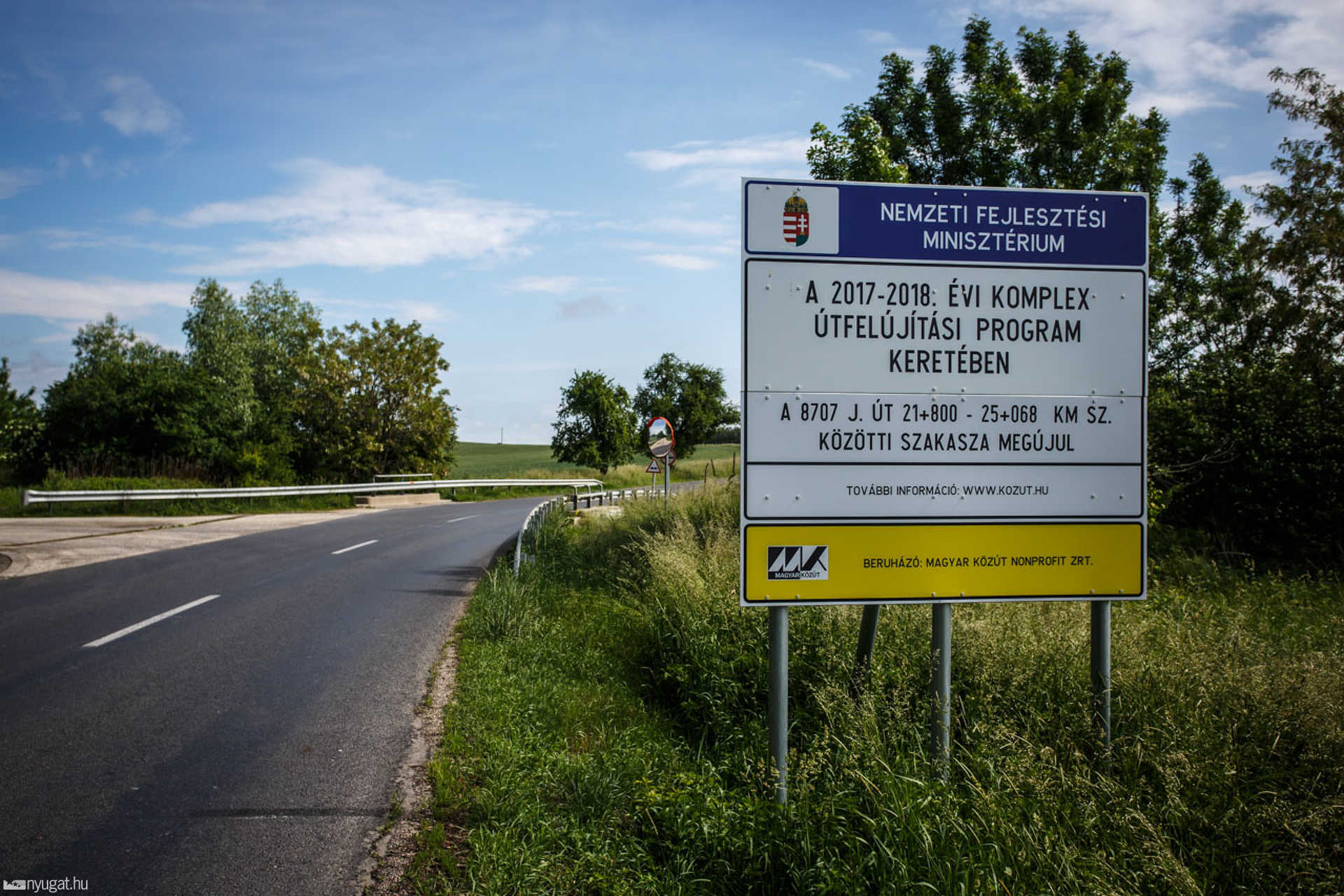 Ják és Szombathely közötti út