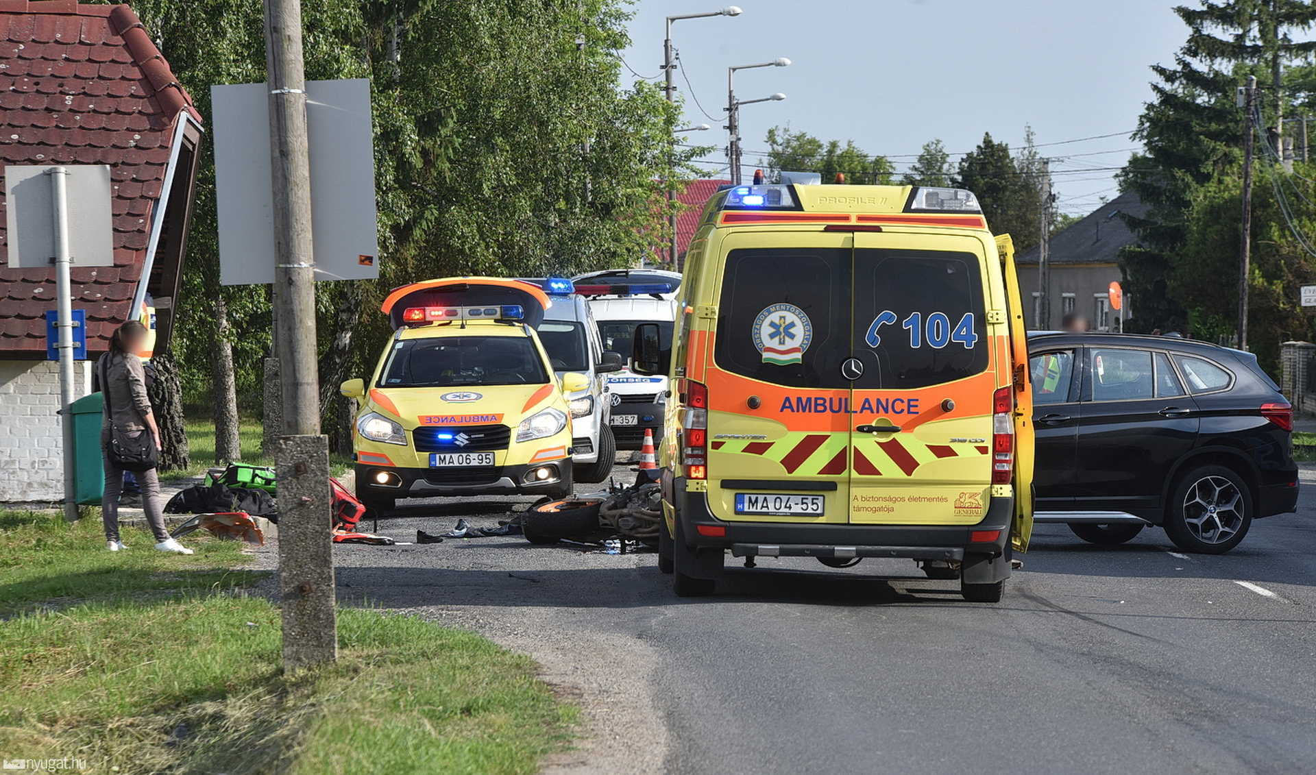 Súlyosan megsérült egy motoros Lukácsházán