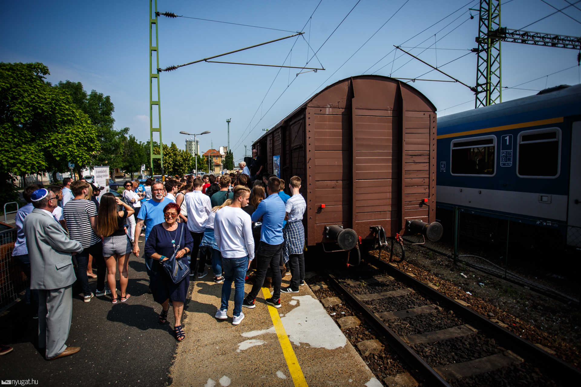 Holokauszt vagonkiállítás