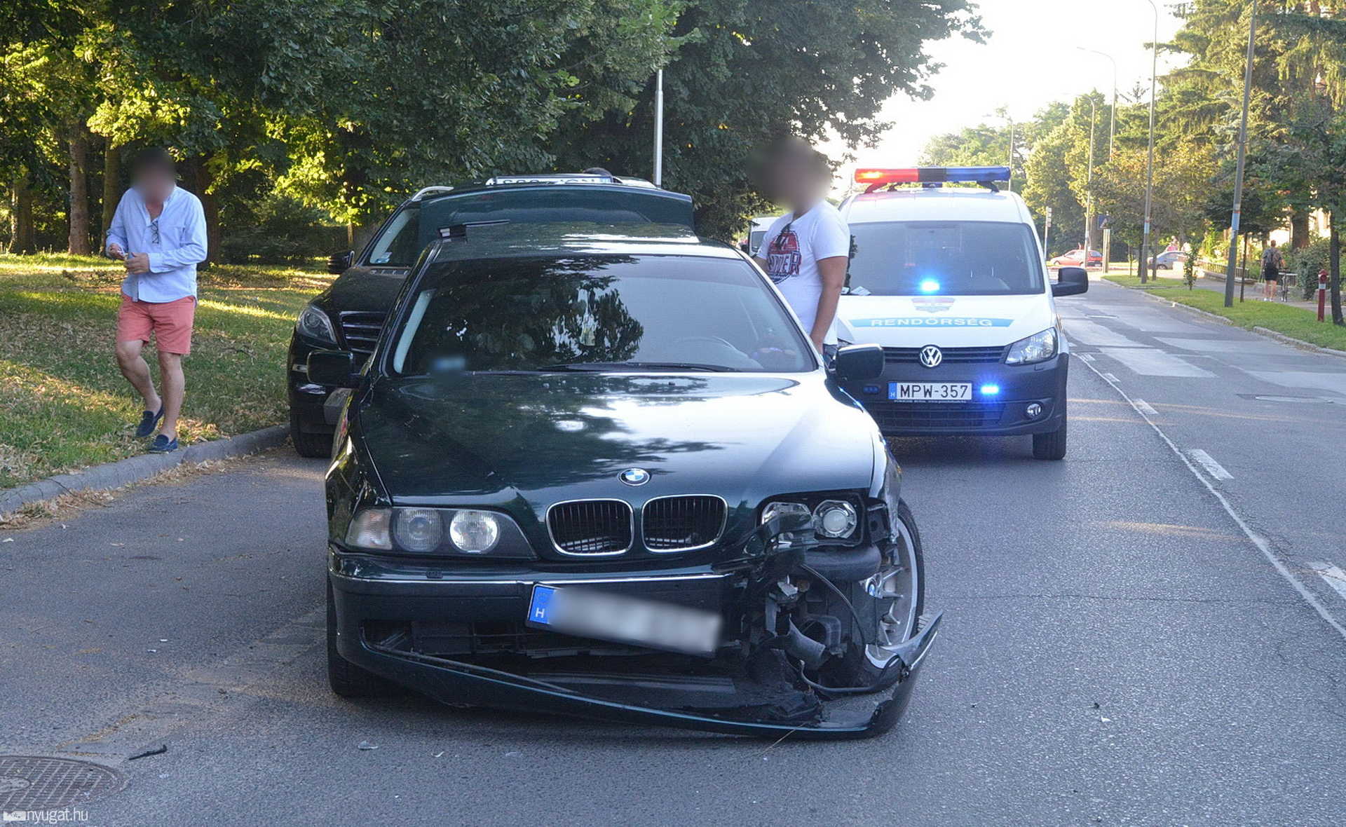 BMW hajtott Mercedesbe Szombathelyen
