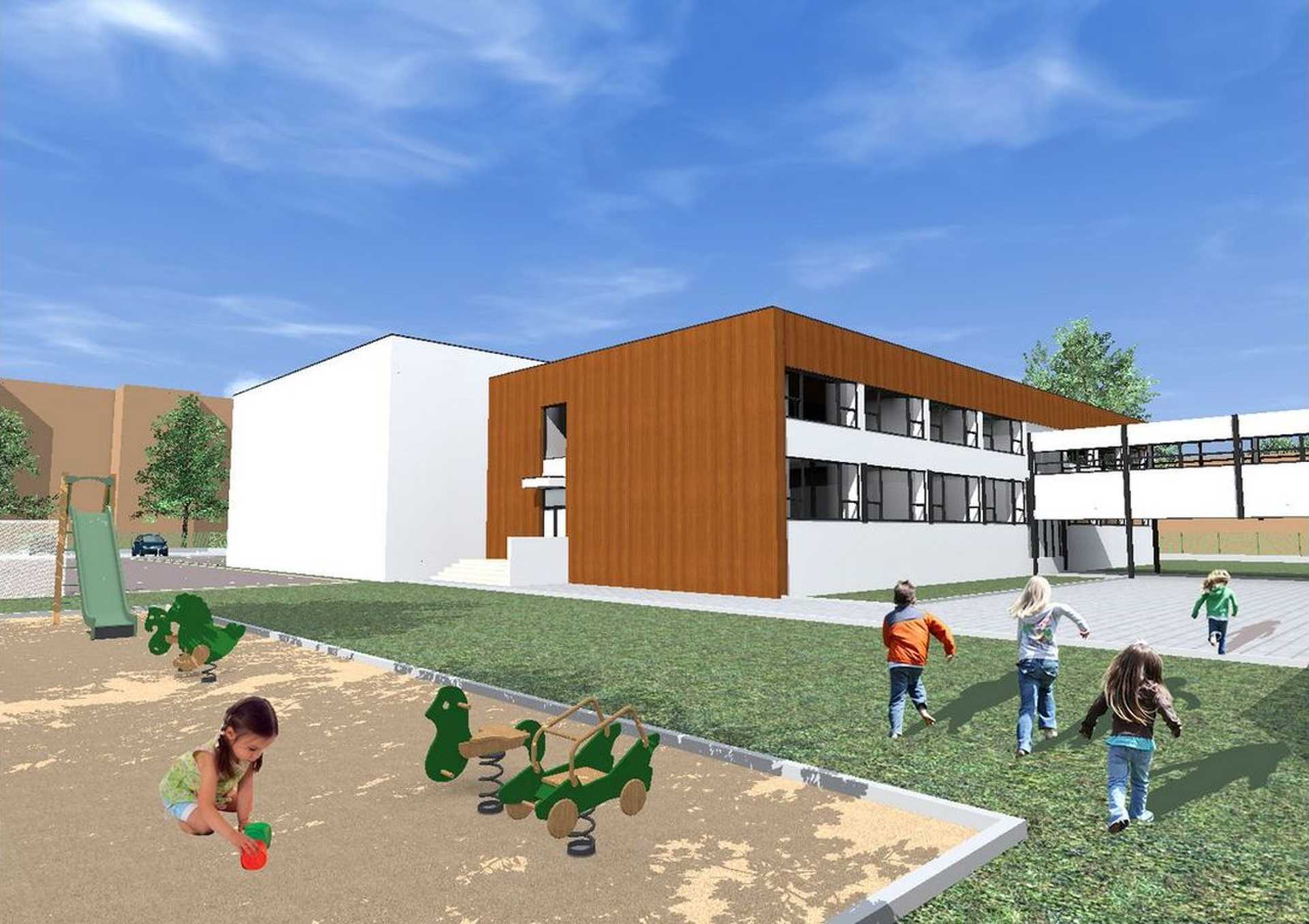 A horvát nemzetiségi oktatási központ látványtervei