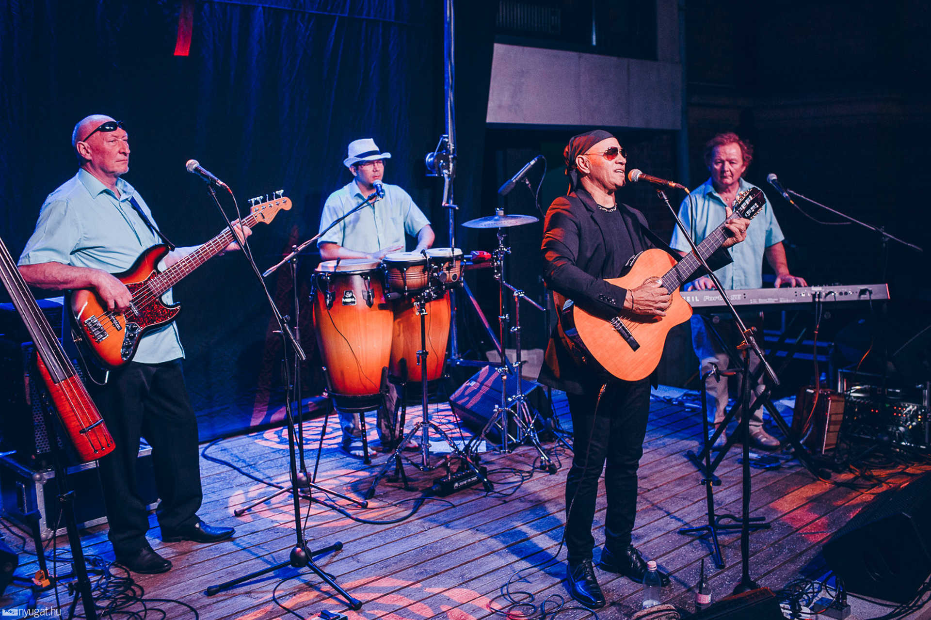 Ruben's Latino-koncert a zsinagógaudvaron