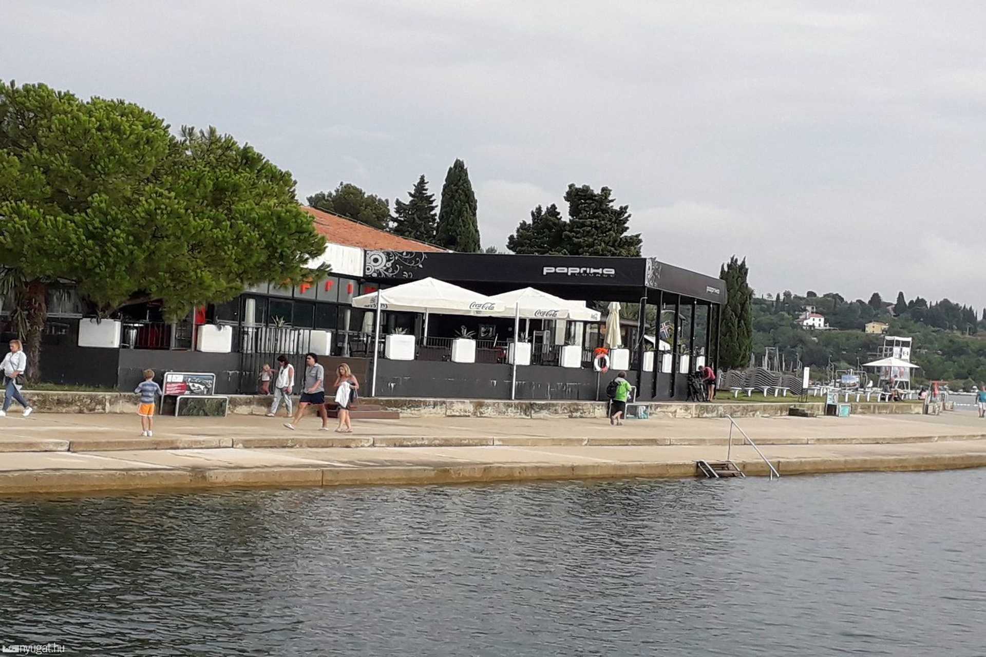 Portorožban a strand - Bebarangoltuk a szlovén tengerpartot