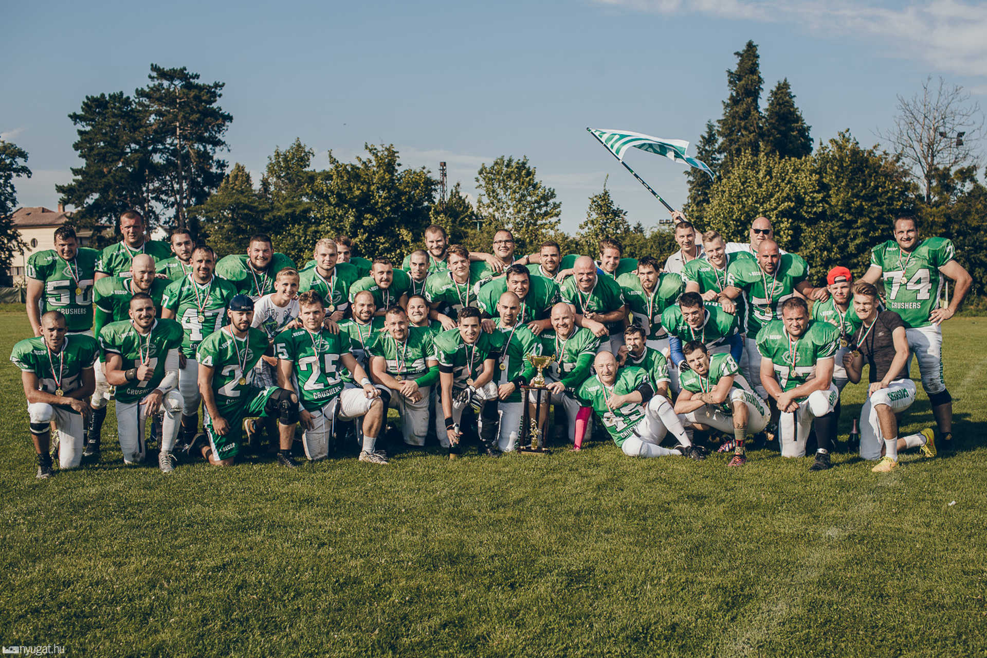 Pannon Bowl-győztes a Szombathely Crushers